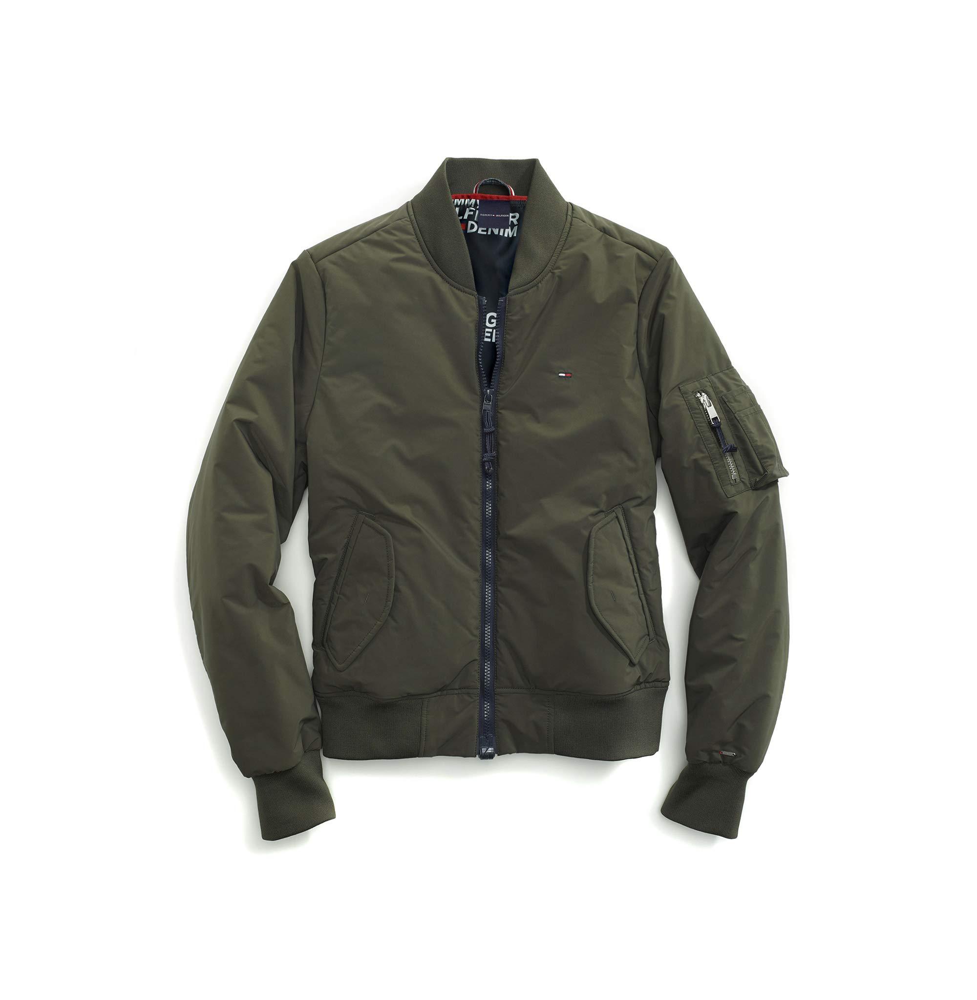 Tommy Hilfiger Adaptive Bomber Jacket With Zipper Save 2 Lyst