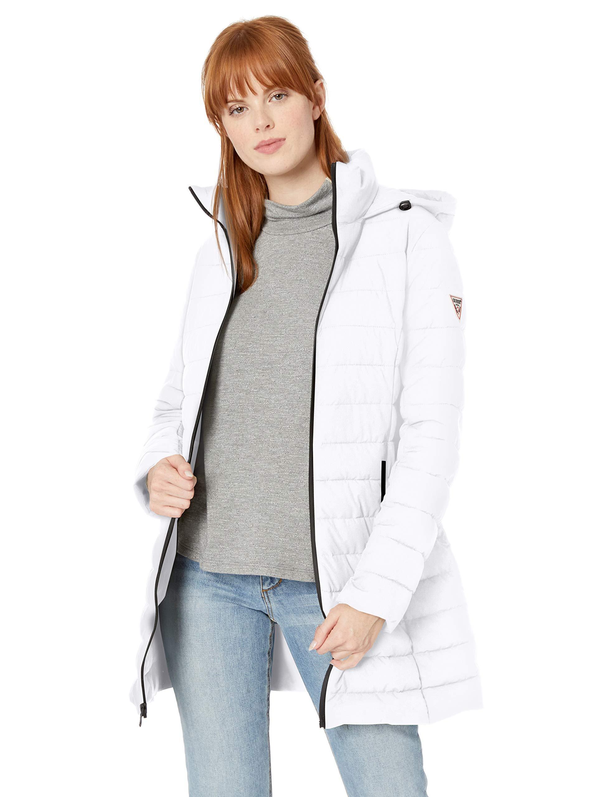 knee length puffa coat