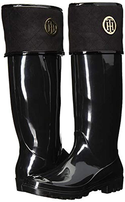 tommy hilfiger shiner rain boots