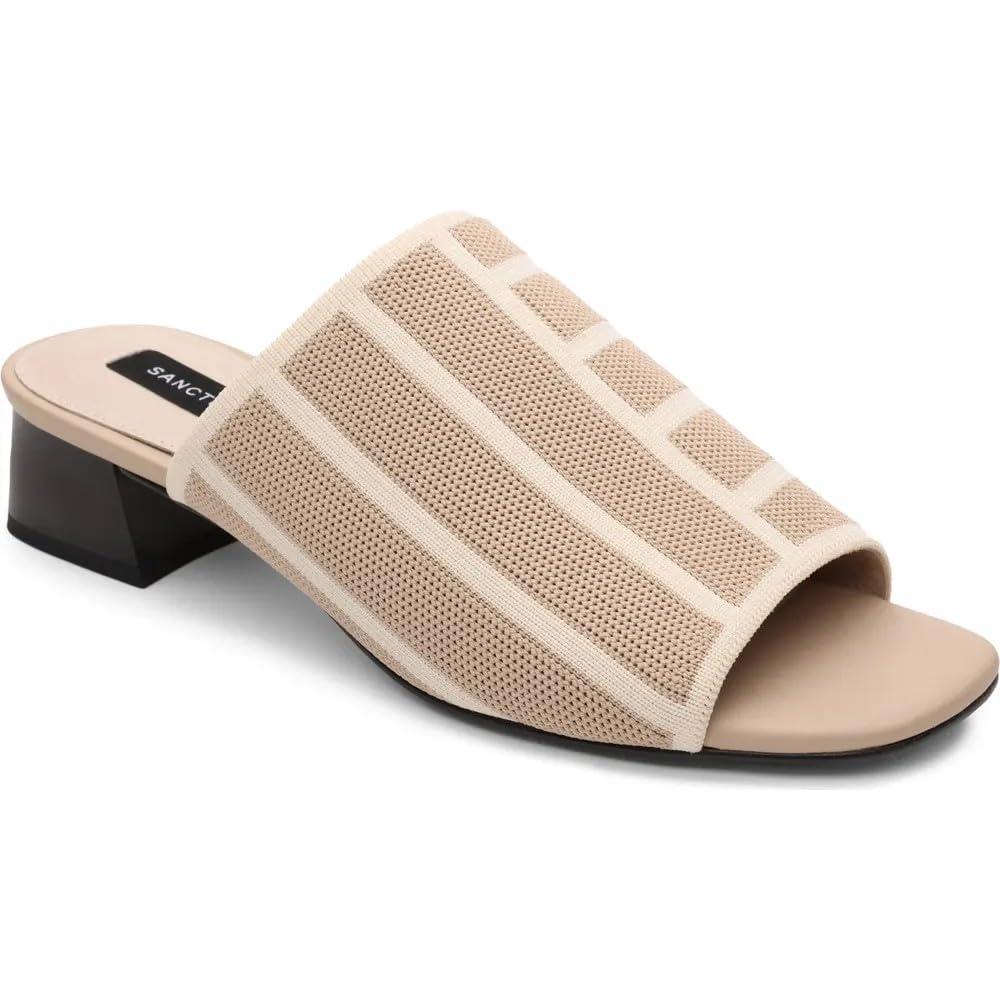 Sanctuary Women's Eco-Friendly Culture Flat Sandals - Comfortable Lamb Leather Slides