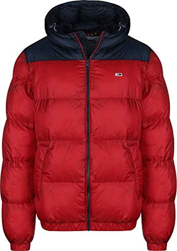 tommy jeans black puffer jacket