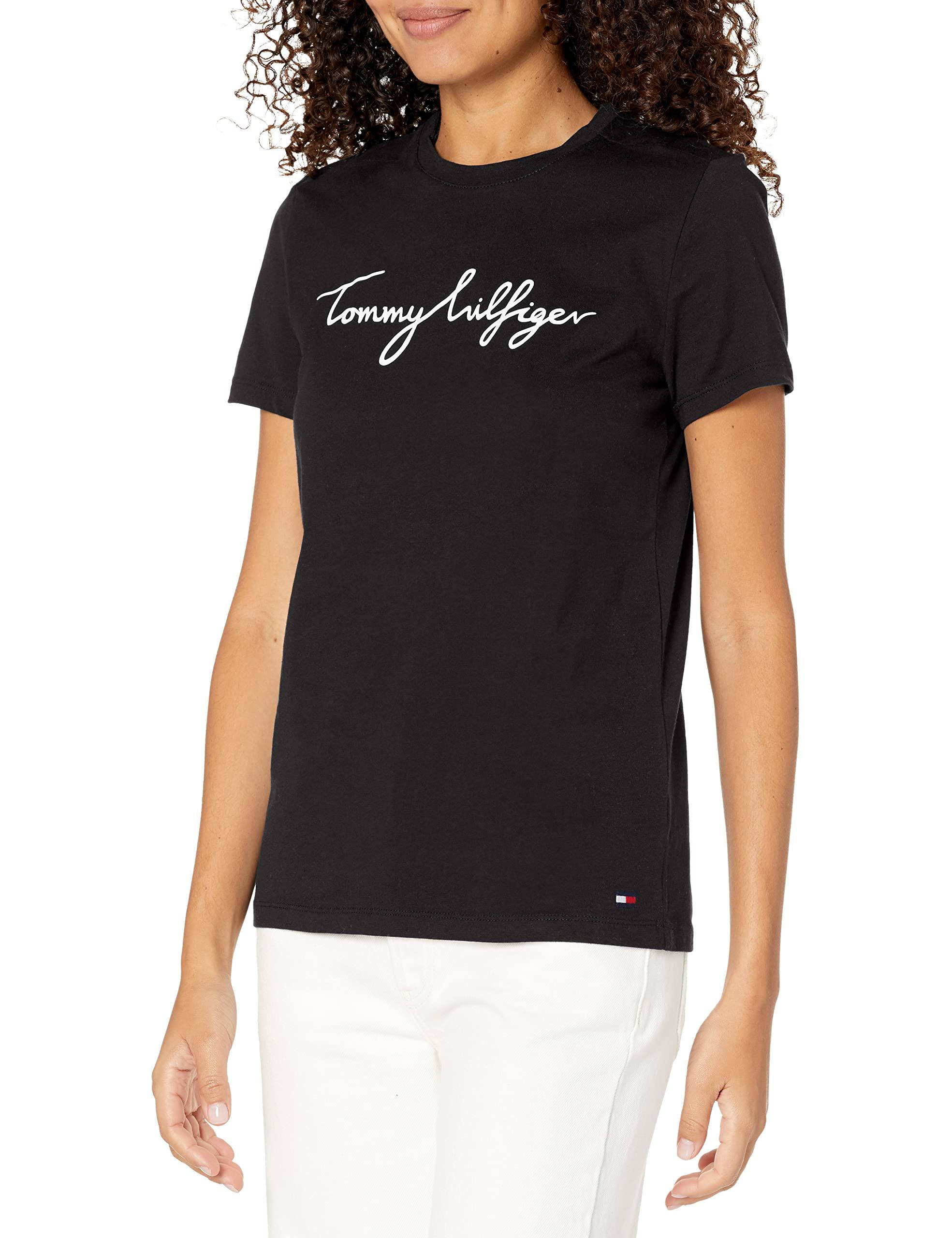 Tommy Hilfiger T-shirt in Black | Lyst