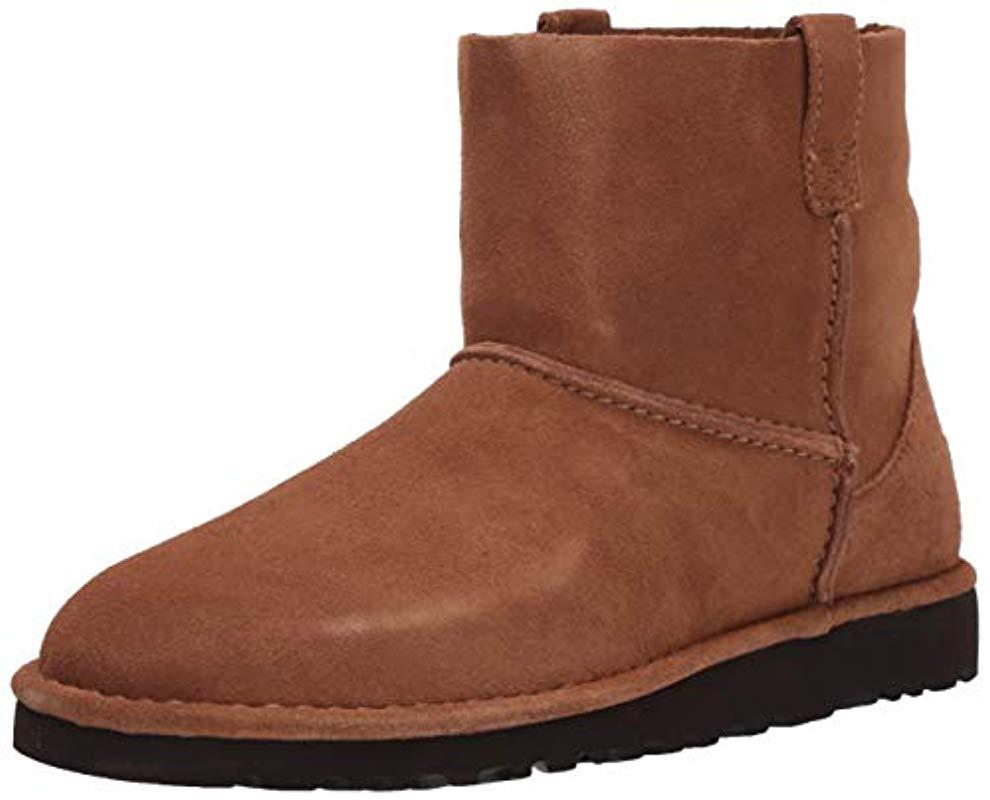 ugg classic unlined leather bootie