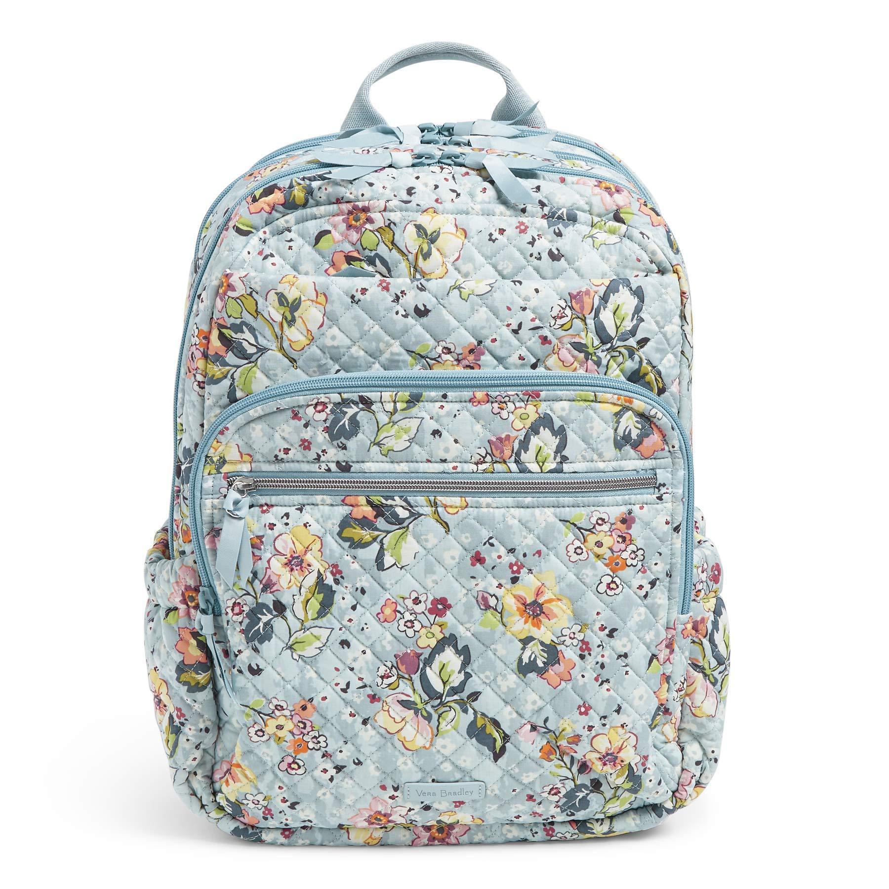 Vera Bradley Signature Cotton Xl Campus Backpack in Blue Lyst
