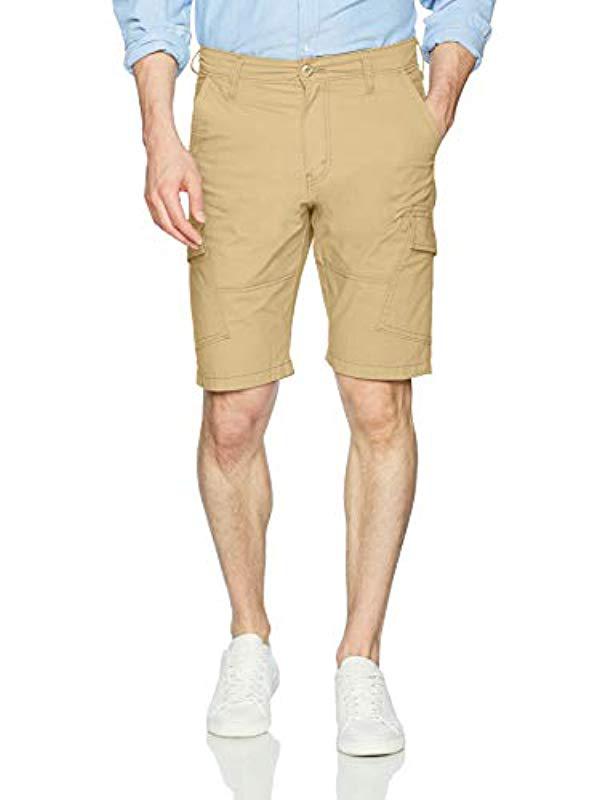 gold cargo shorts