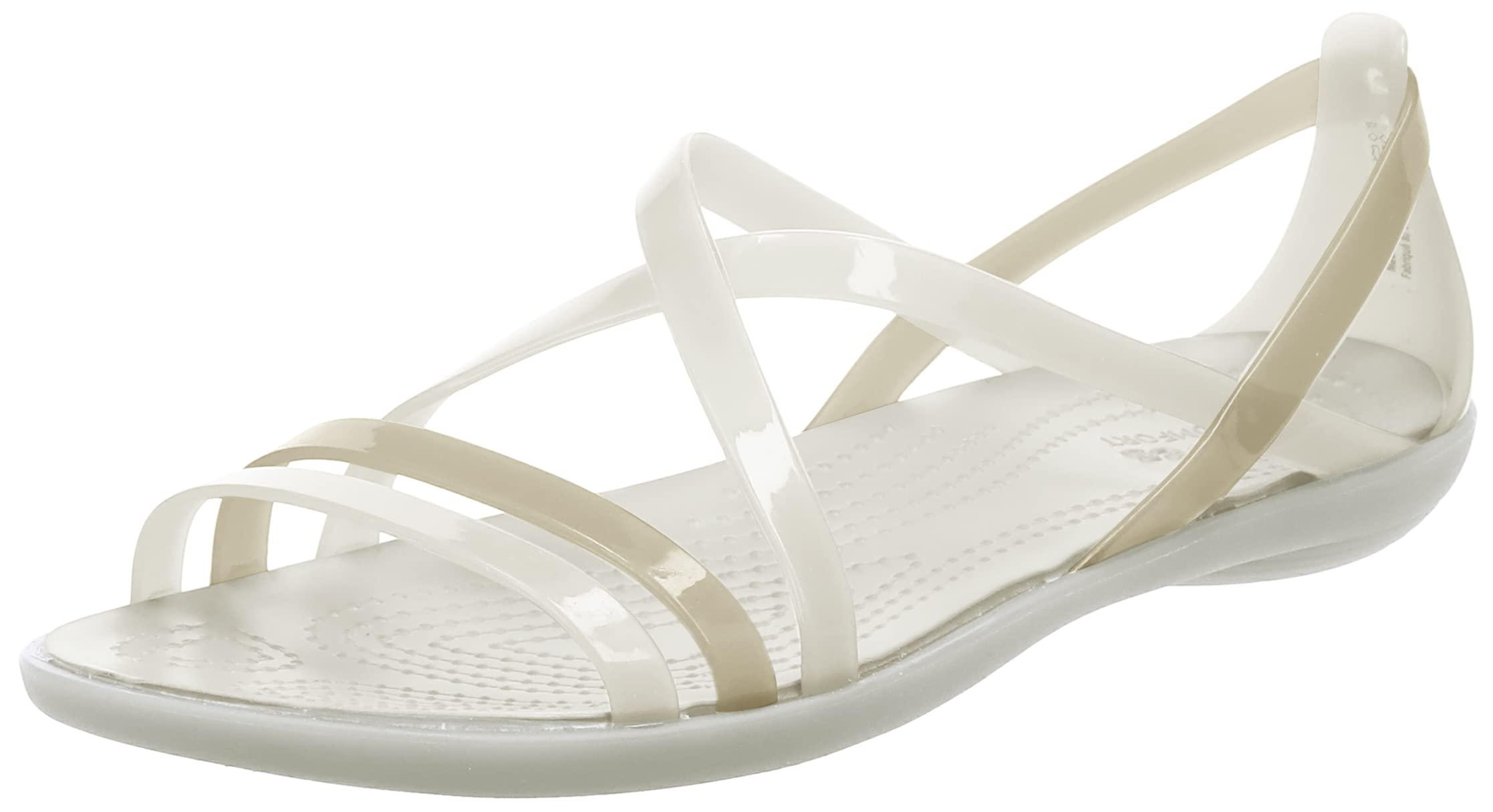 Crocs™ Isabella Strappy Sandal S: Oyster/pearl White: Uk 3 | Lyst