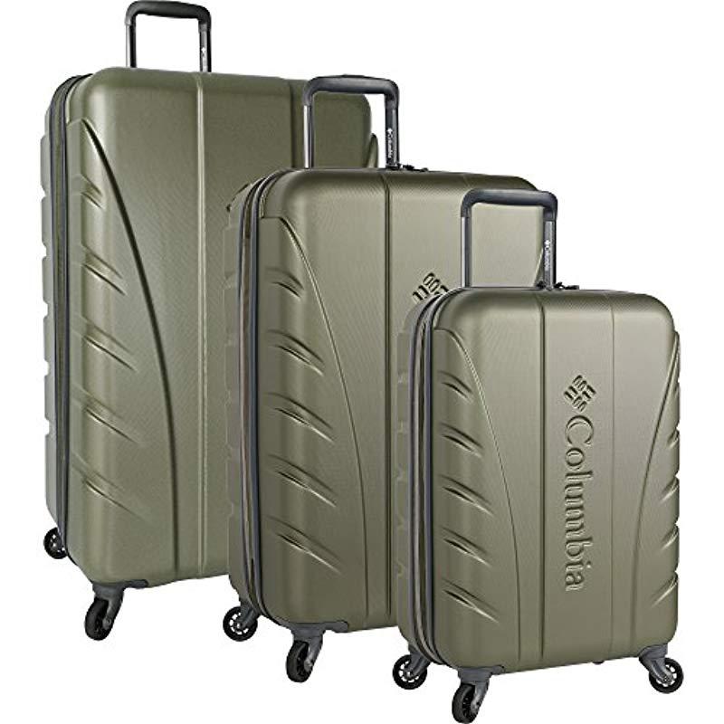 columbia hard shell suitcase