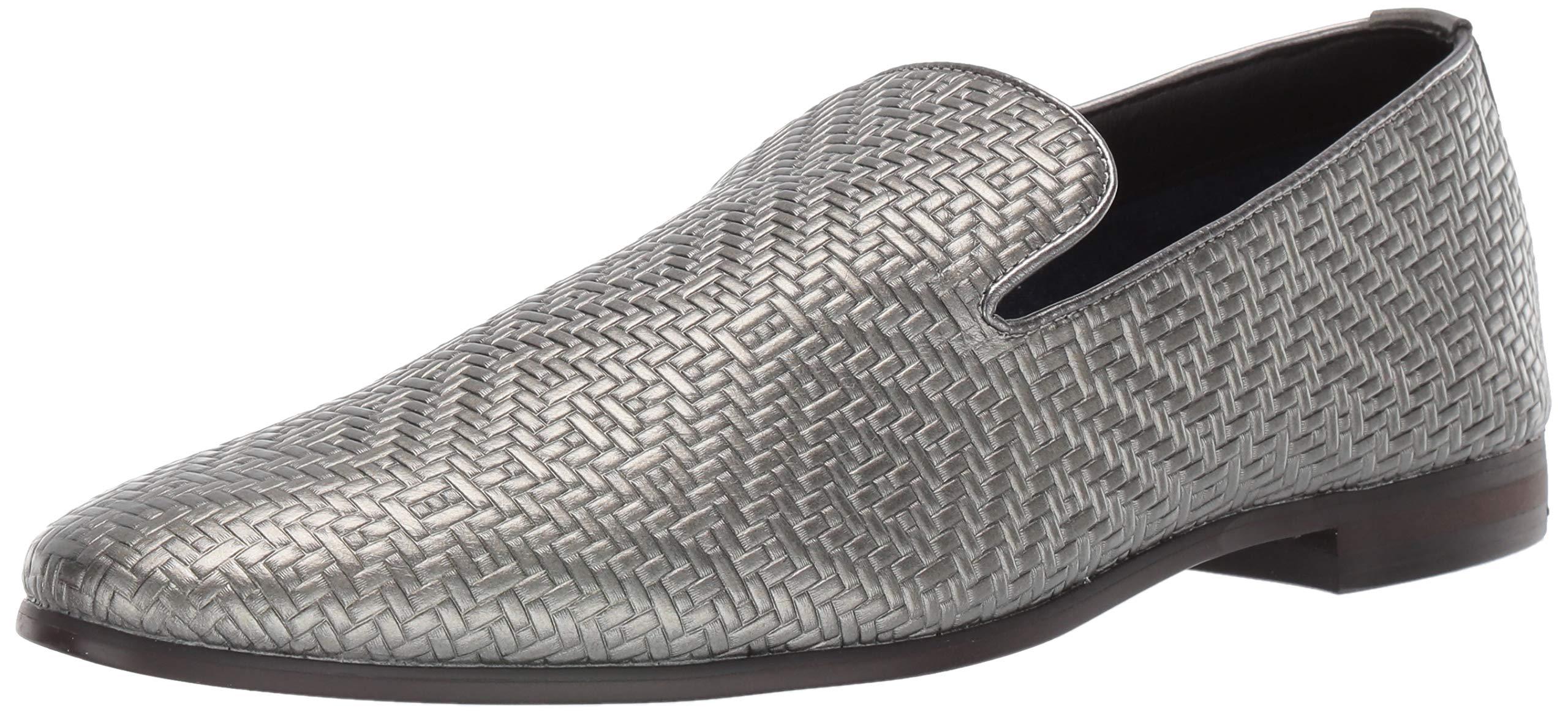 steve madden silver loafers