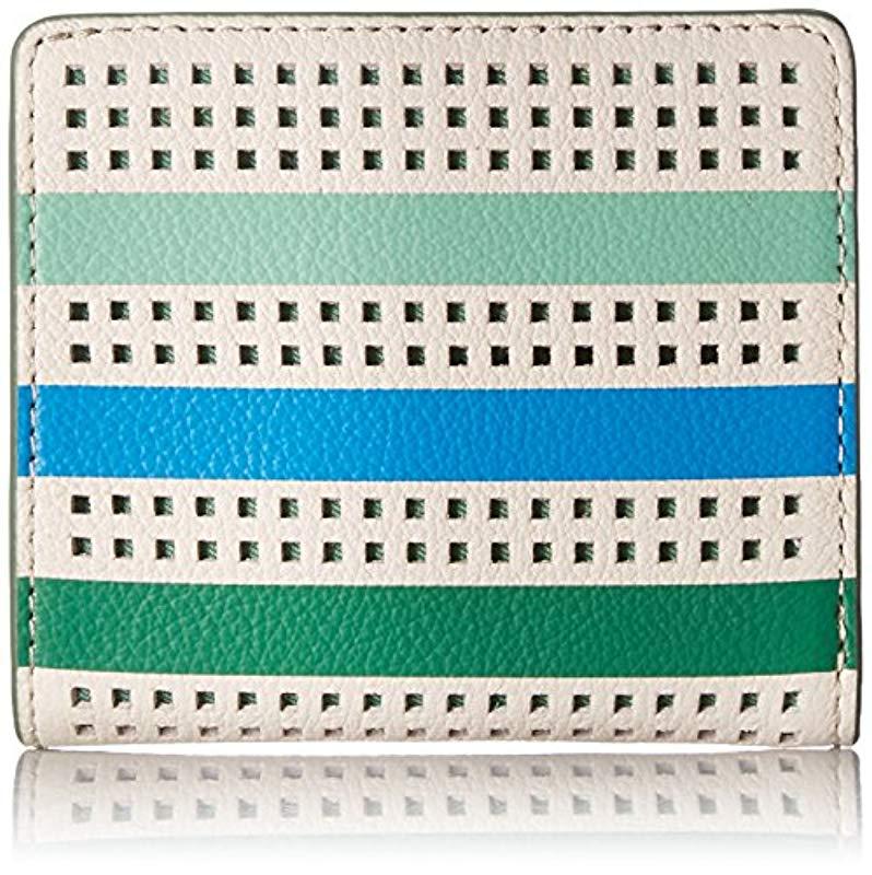 Fossil Emma Rfid Bifold Wallet in Green Lyst