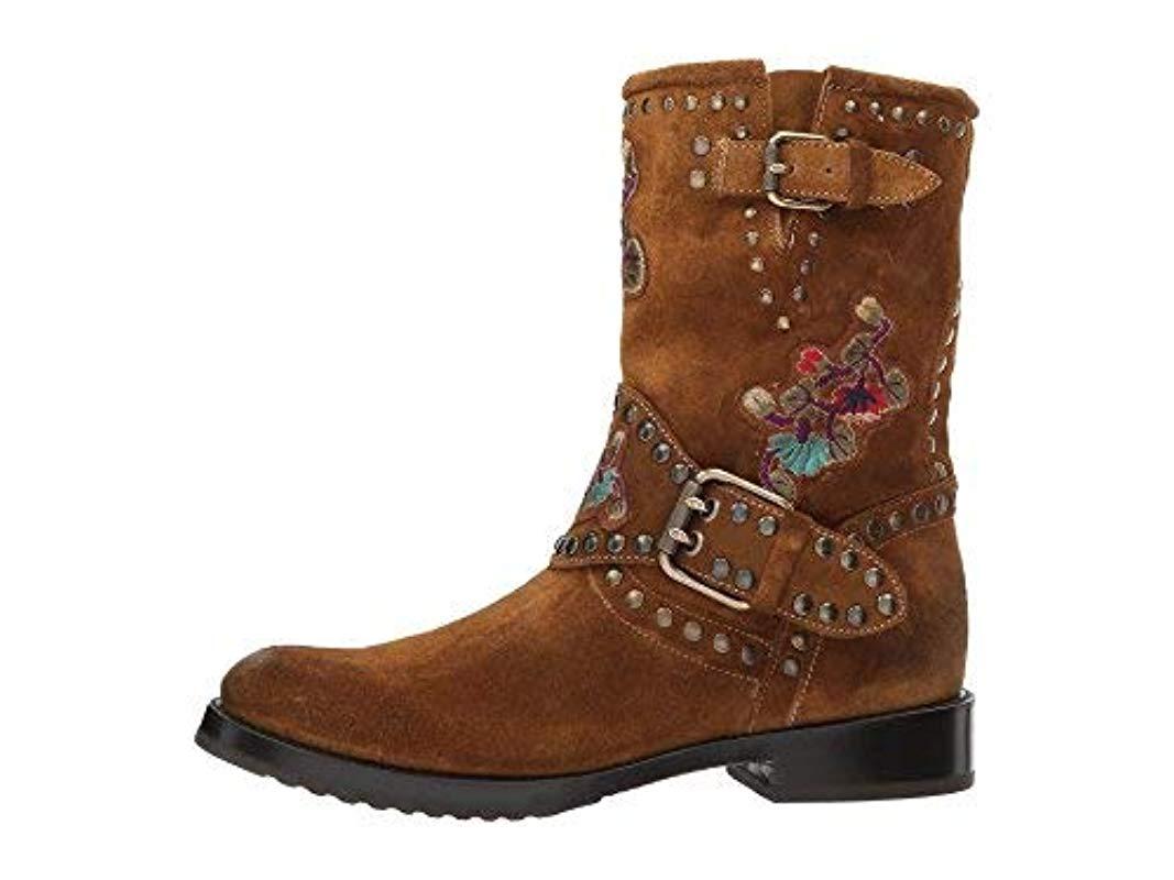 frye nat flower engineer boot