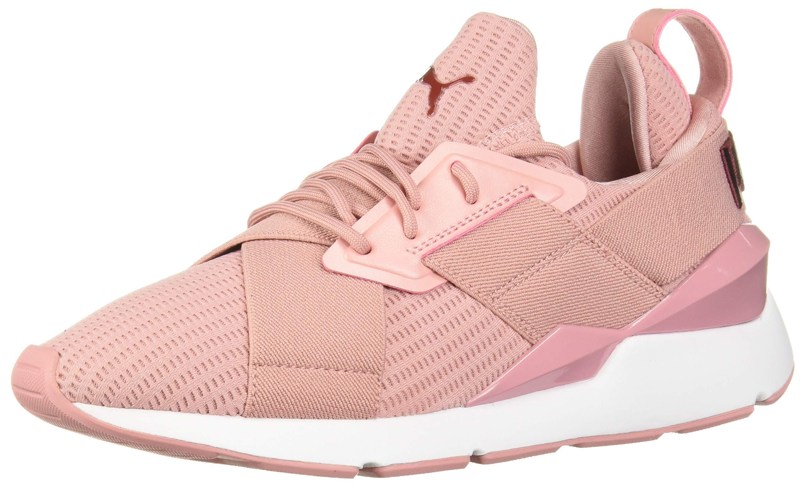 PUMA Muse Satin Ep Wn's Low-top Sneakers in Pink & Purple (Pink) | Lyst