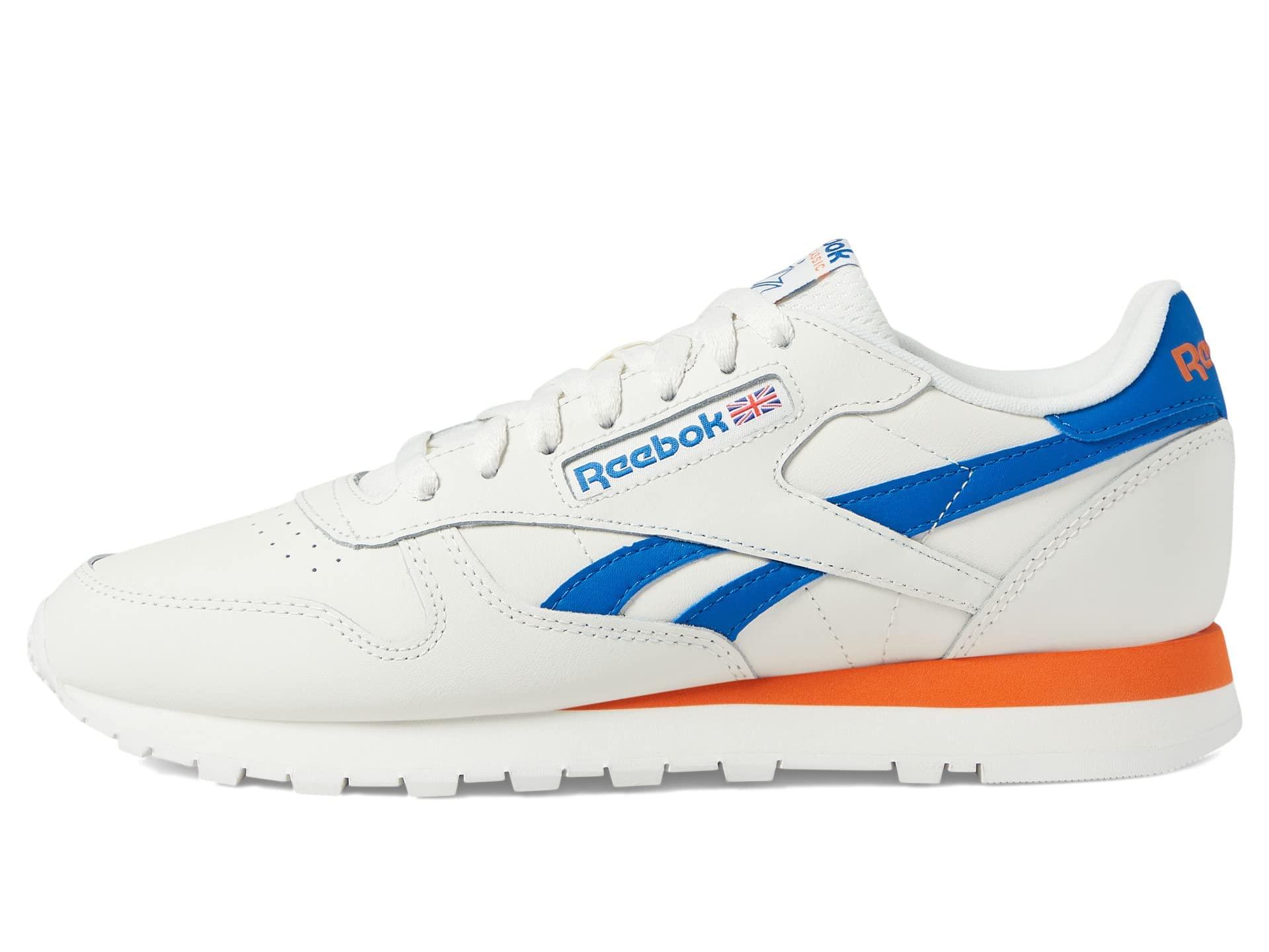 Classic Leather Sneakers in Cloud White / Hoops Blue F23 / Reebok Rubber  Gum-07 | Reebok Official Slovakia