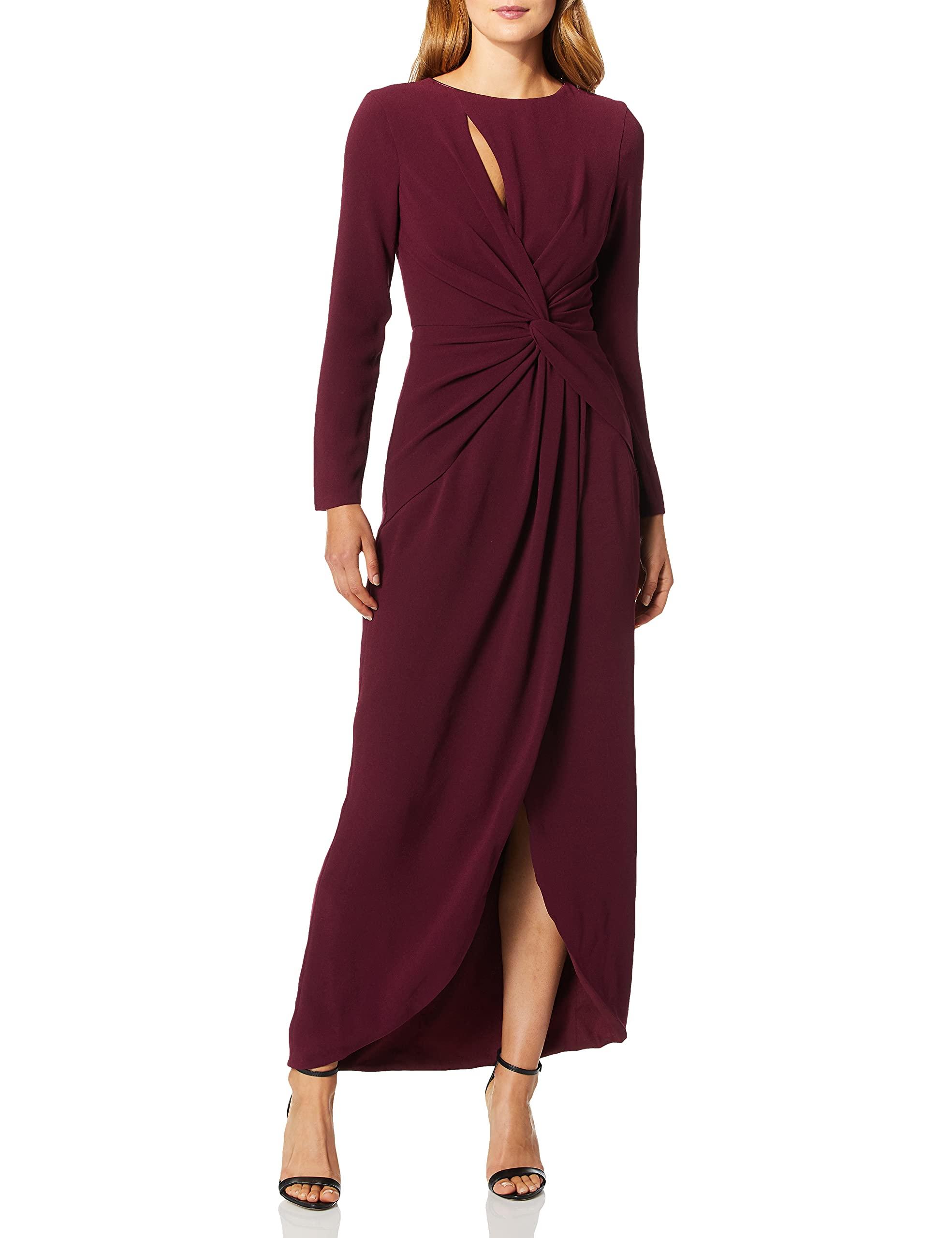 long jersey knit dress