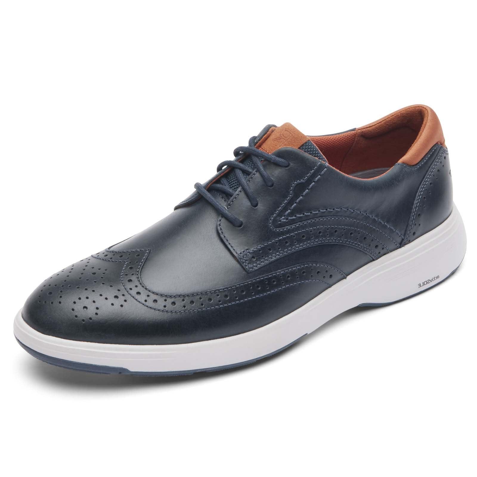 Rockport navy blue shoes hotsell