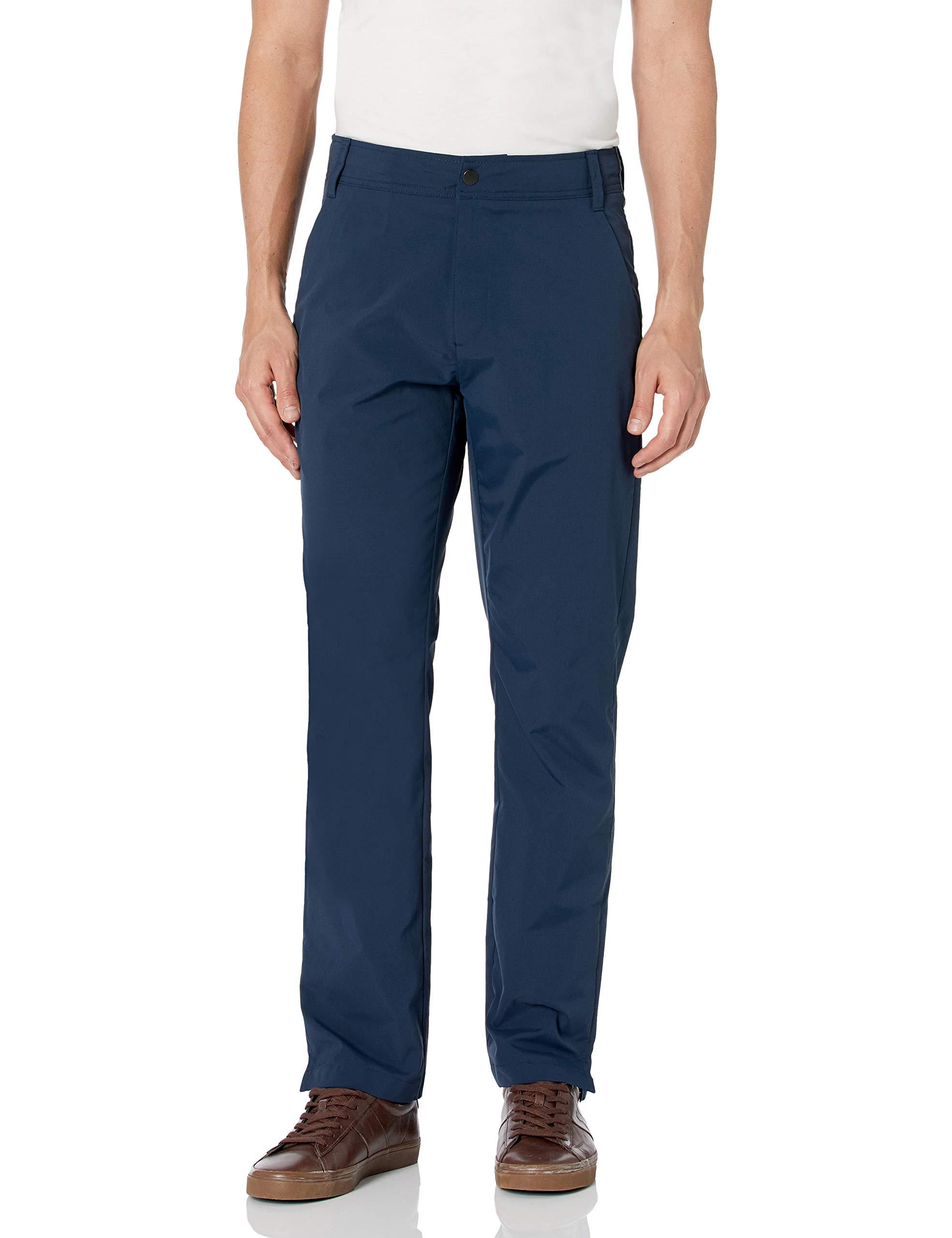 Amazon Essentials Regular-fit Hybrid Tech Pant in Navy (Blue) for Men ...