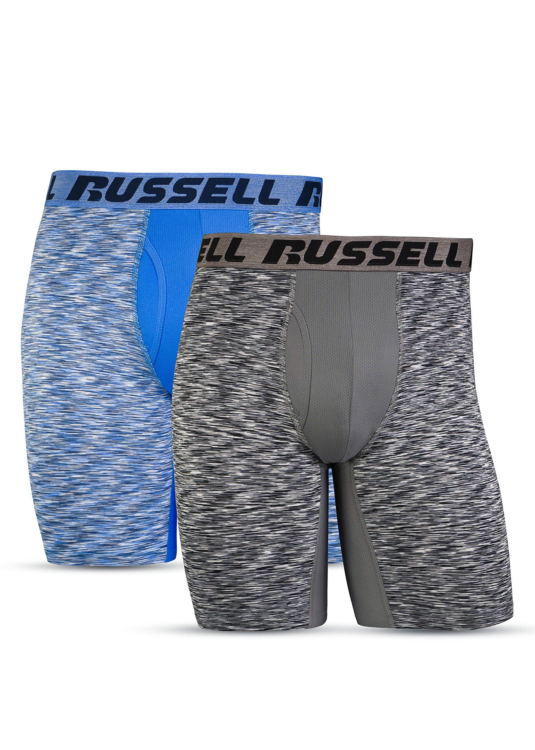 Russell Athletic Long Leg Boxer Briefs in Blue for Men | Lyst