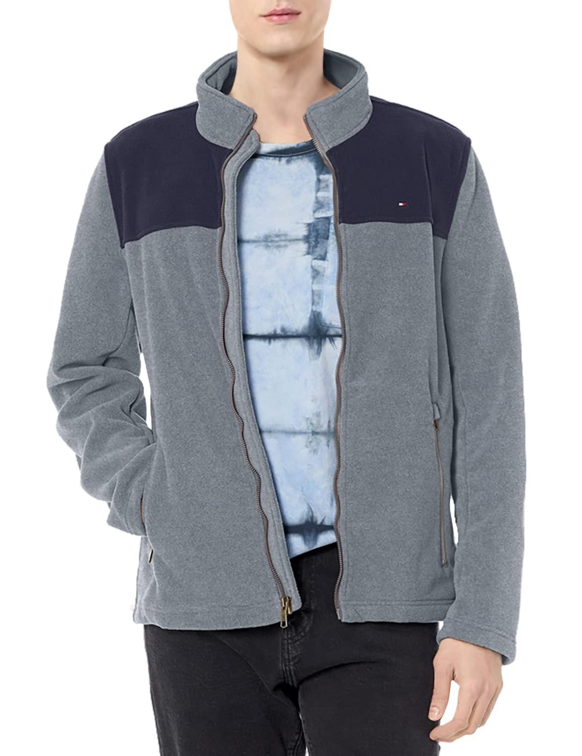 Tommy Hilfiger Classic Zip Front Polar Fleece Jacket in Blue for Men | Lyst