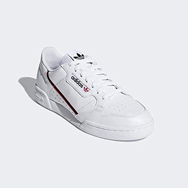 all white adidas continental 80