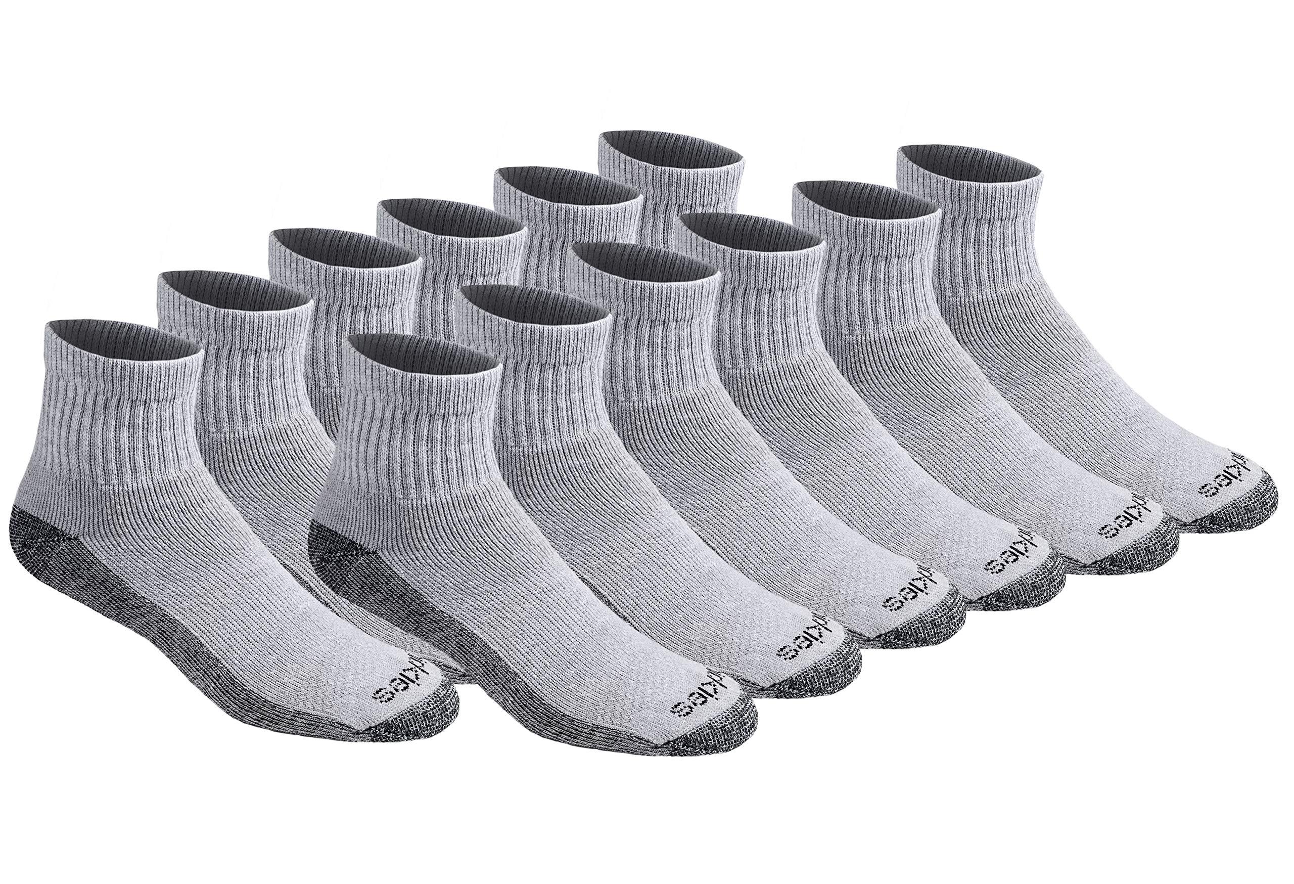 Dickies Dri-tech Moisture Control Quarter Socks Multipack in Gray for ...