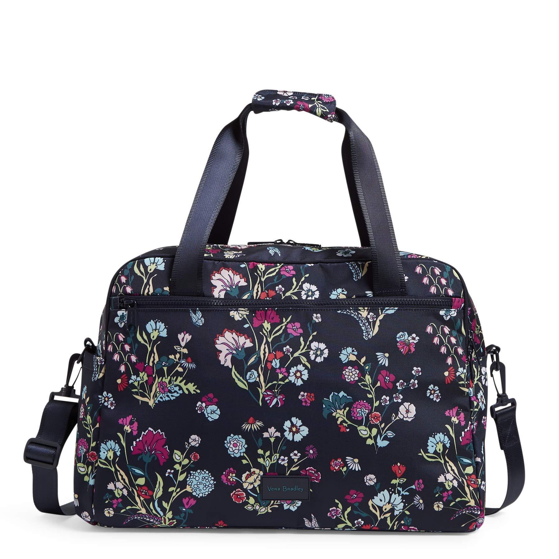 Vera Bradley S Recycled Lighten Up Reactive Weekender Travel Bag Black One  Size | Lyst