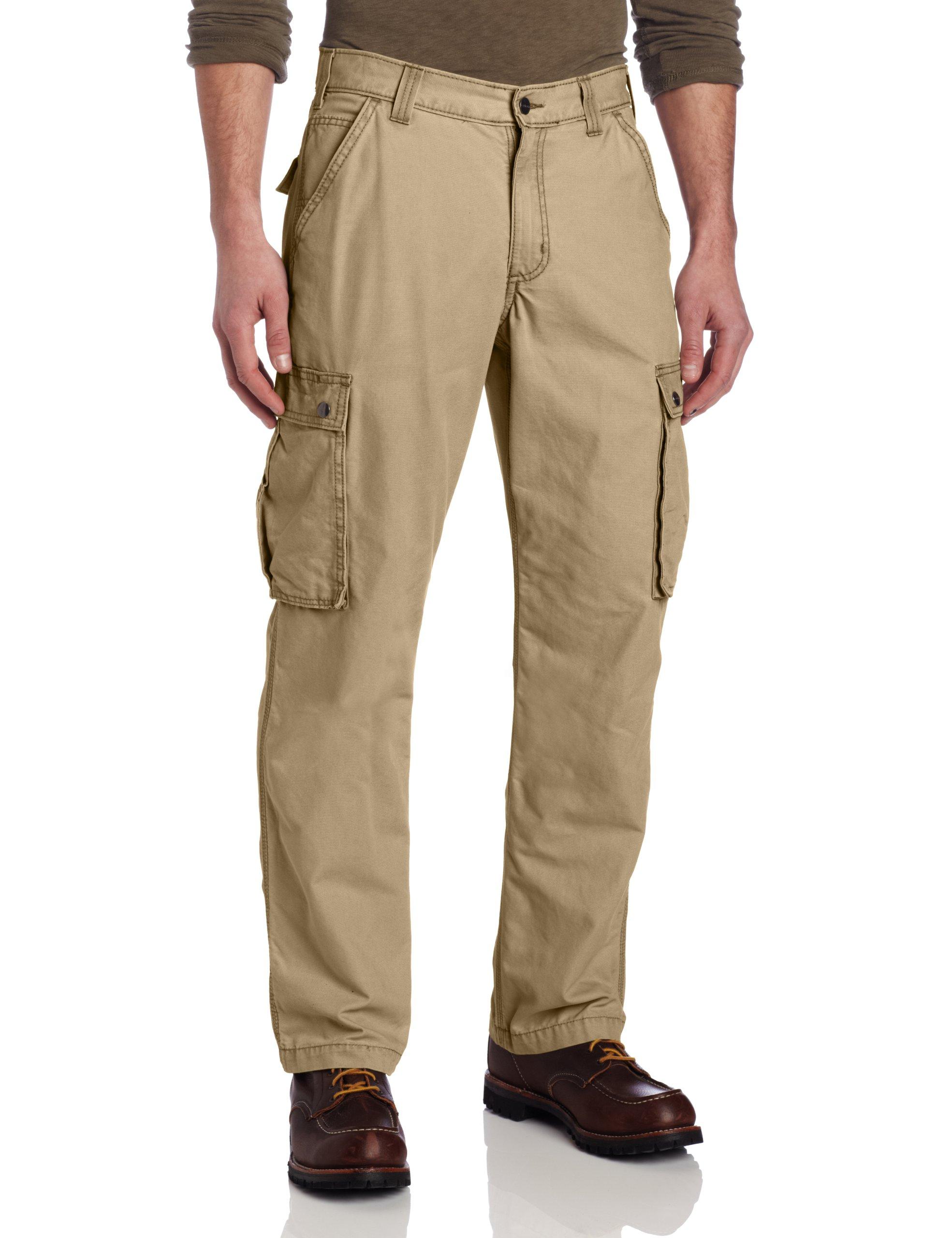 Carhartt Cotton Rugged Cargo Pant Relaxed Fit,dark Khaki,31w X 30l in ...