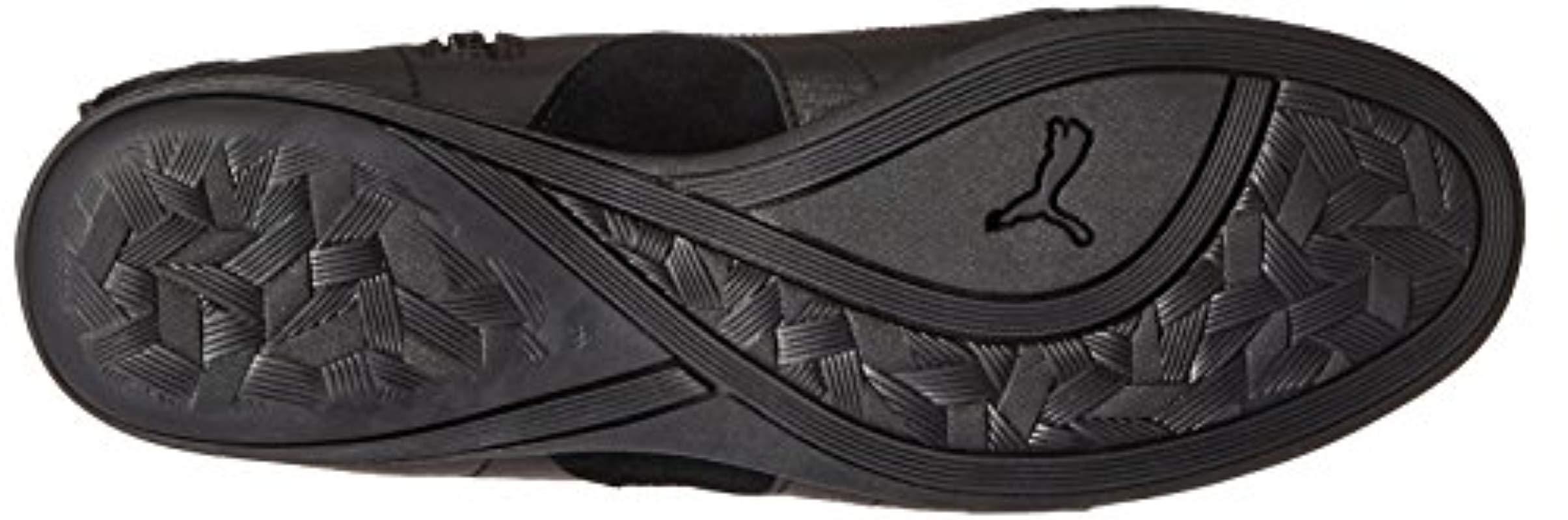 PUMA Leather Eskiva Very Hi Wn's Boxing Shoe in Black Lyst