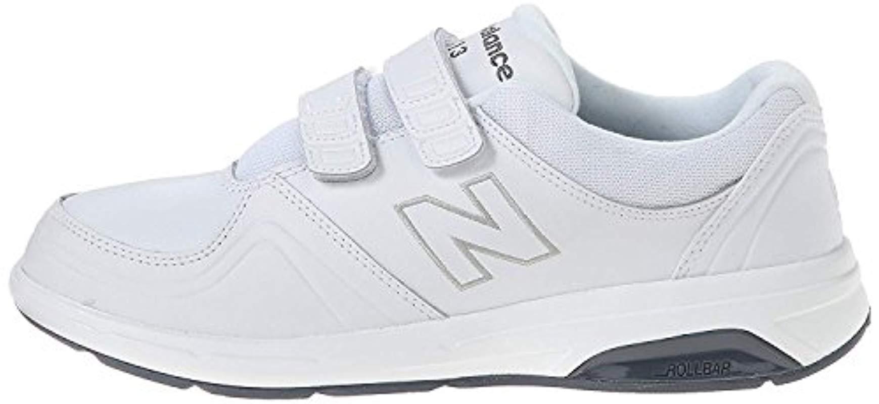 Lyst - New Balance Ww813 Hook And Loop Walking Shoe, White, 7 B Us in ...