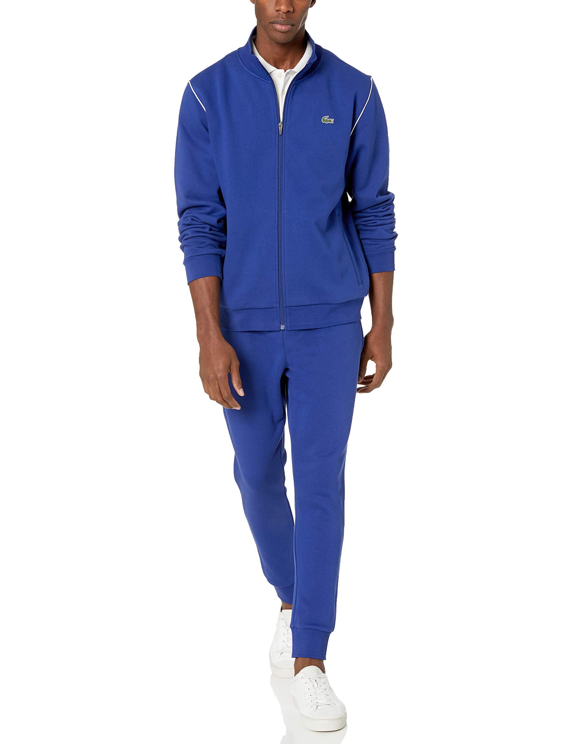lacoste fleece tracksuit