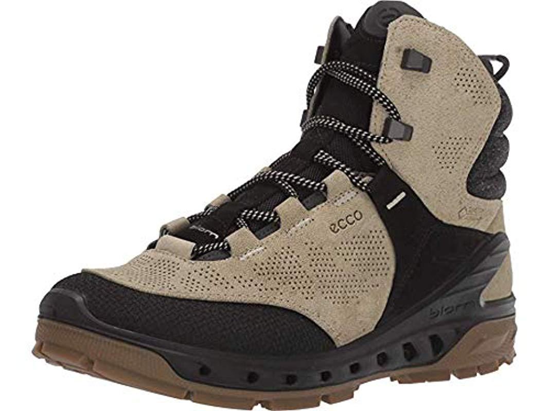 Ecco Rubber Biom Venture Tr Goretex Hiking Boot in Black/Sage (Black
