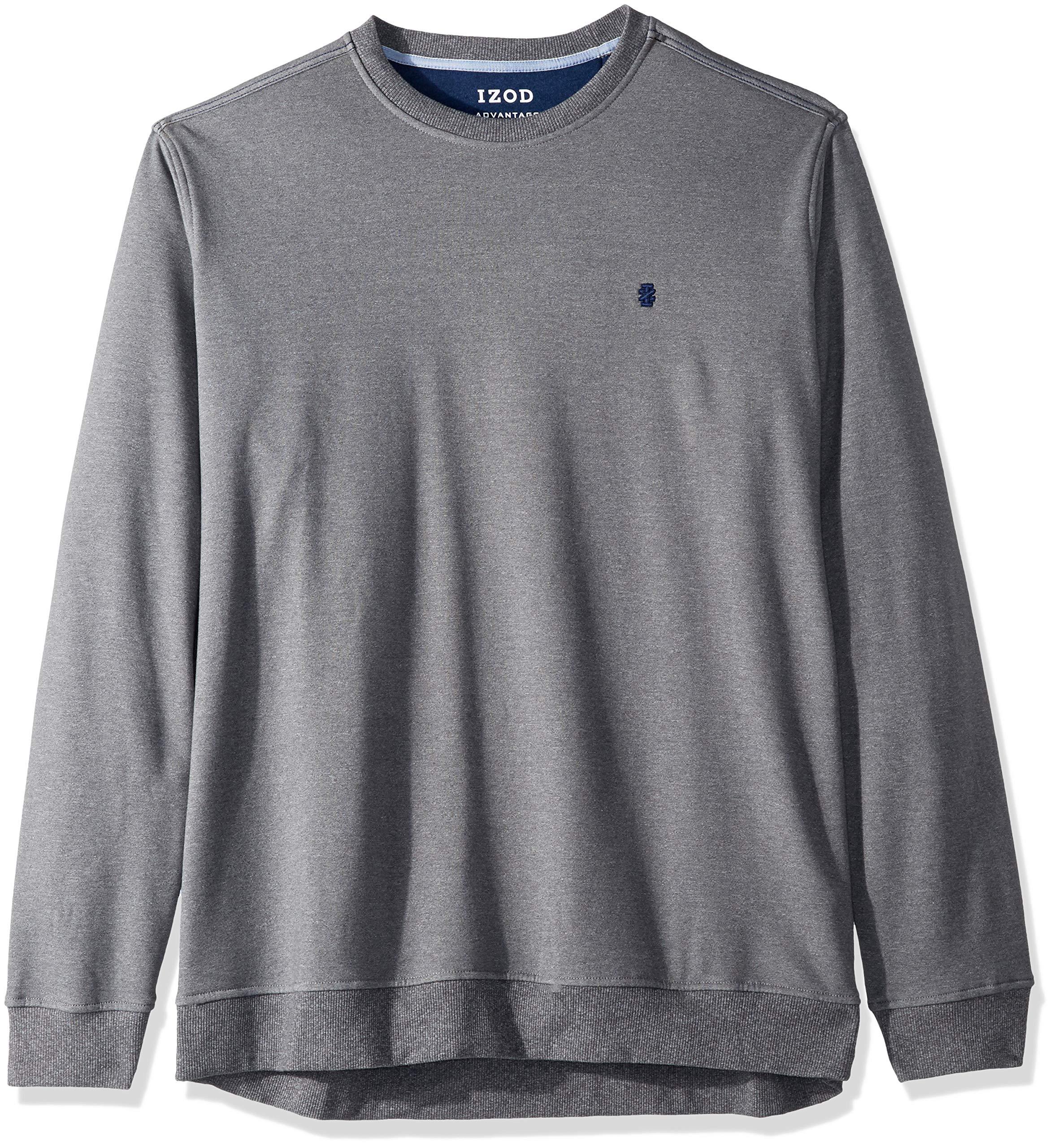 izod men's advantage performance stretch fleece sweatshirt