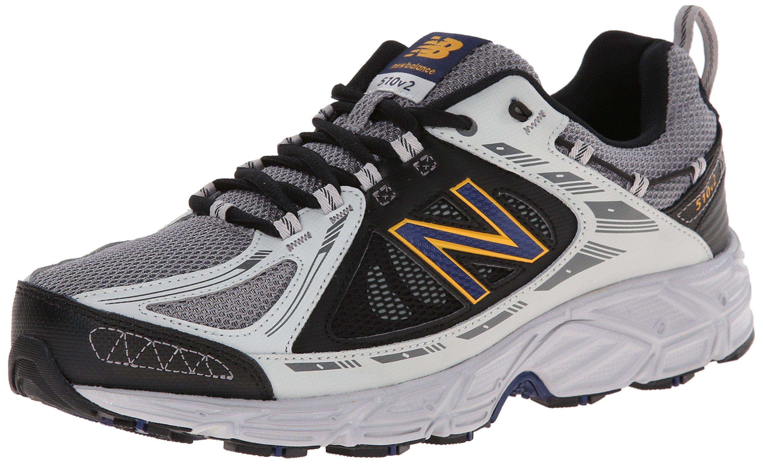 New Balance 510 V2 Trail Running Shoe in Silver/Black (Black) | Lyst