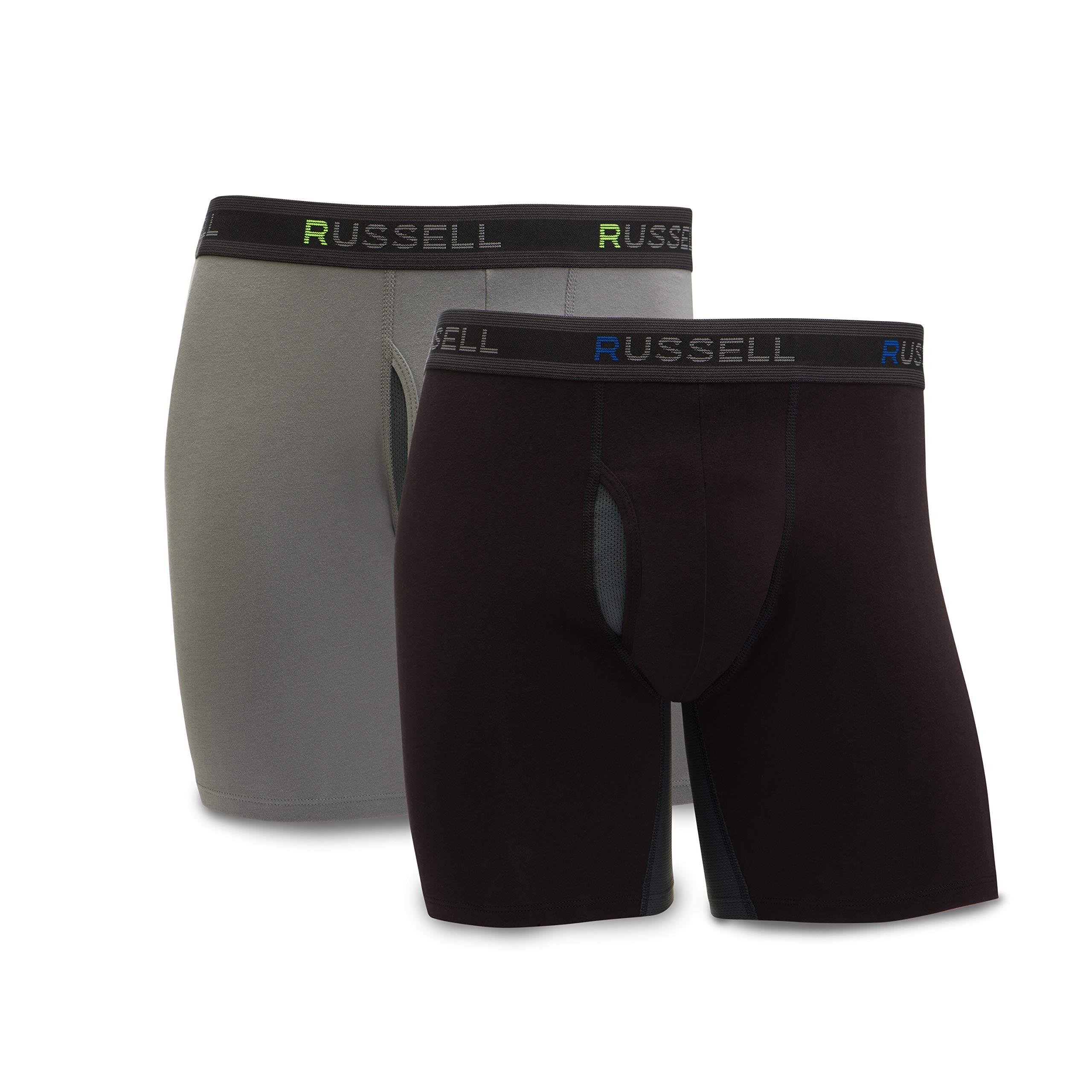 Russell Athletic Cotton Performance Ultravent Comfort Stretch Boxer