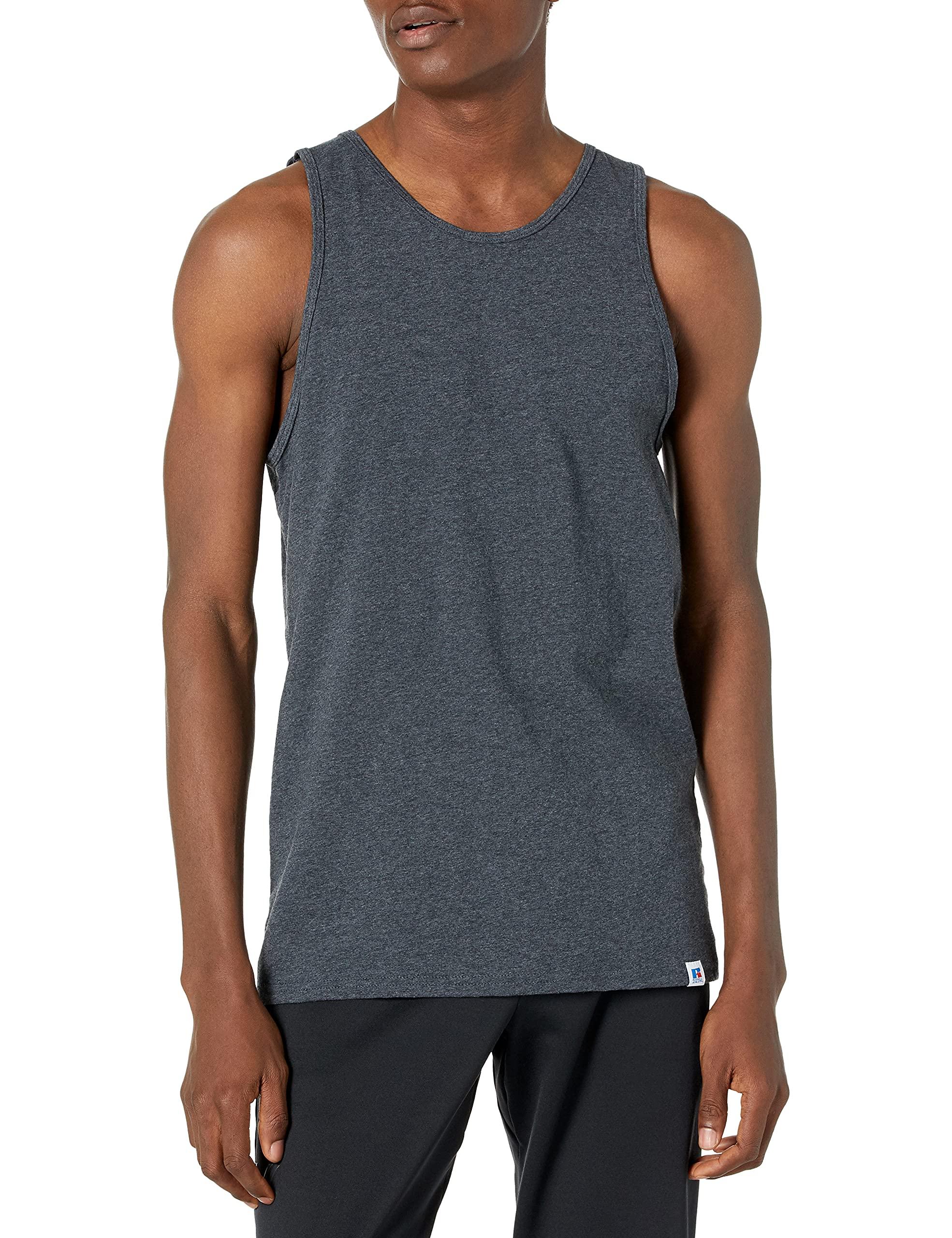 Russell Athletic Mens Essenital Tank T Shirt in Black for Men | Lyst