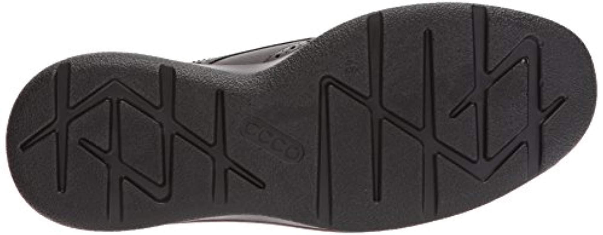 ecco lhasa brogue tie black