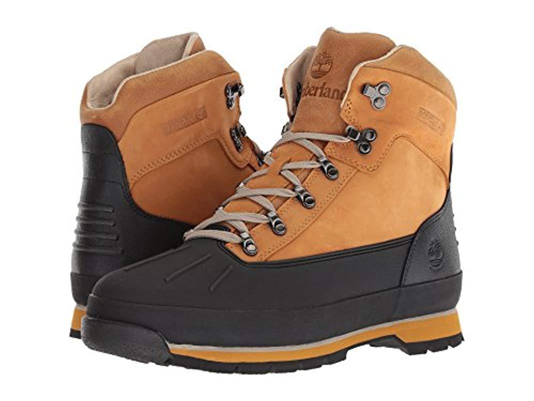 timberland shell toe euro hiker boots