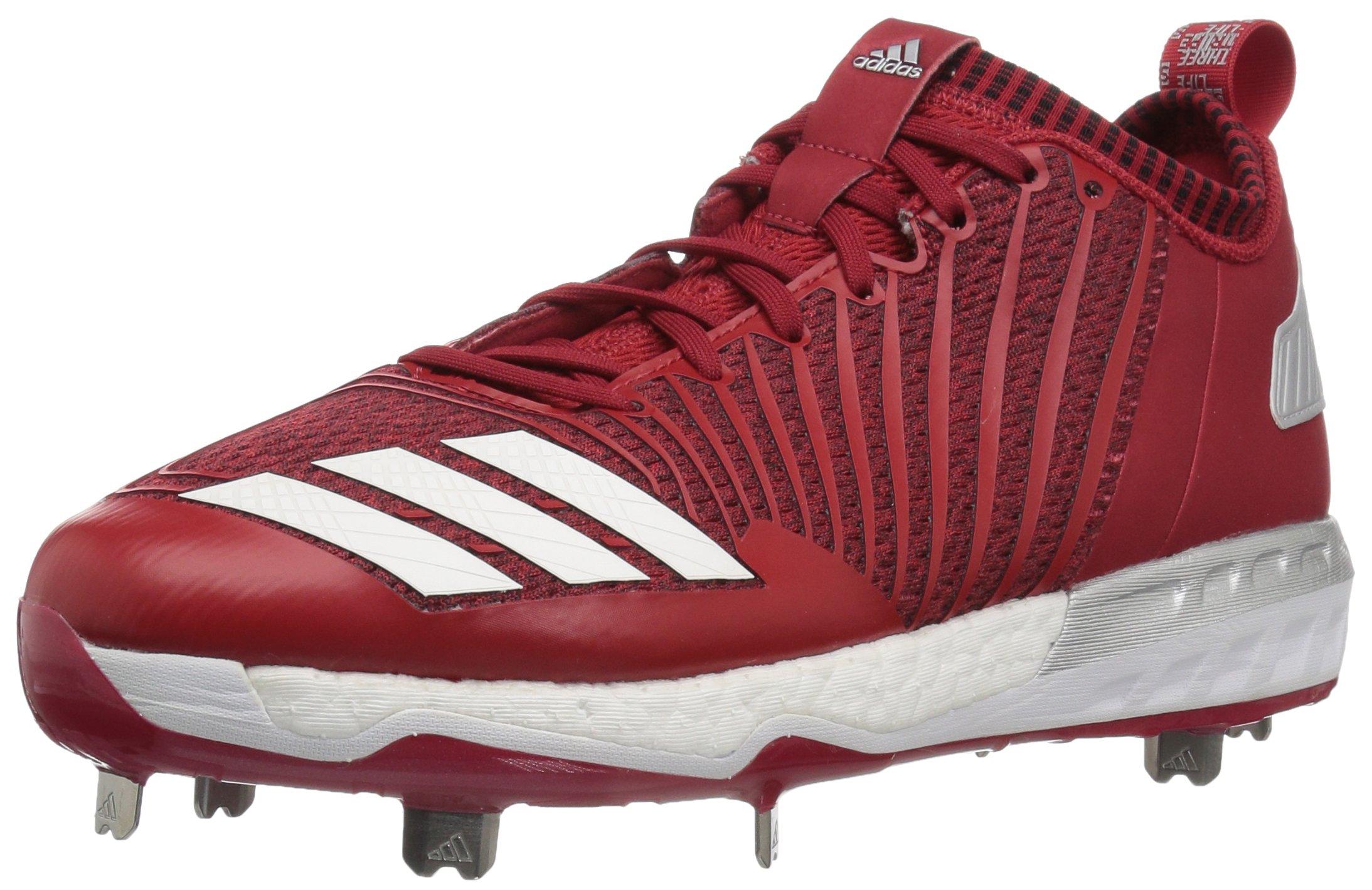 adidas Freak X Carbon Mid Baseball Shoe in Red for Men - Lyst