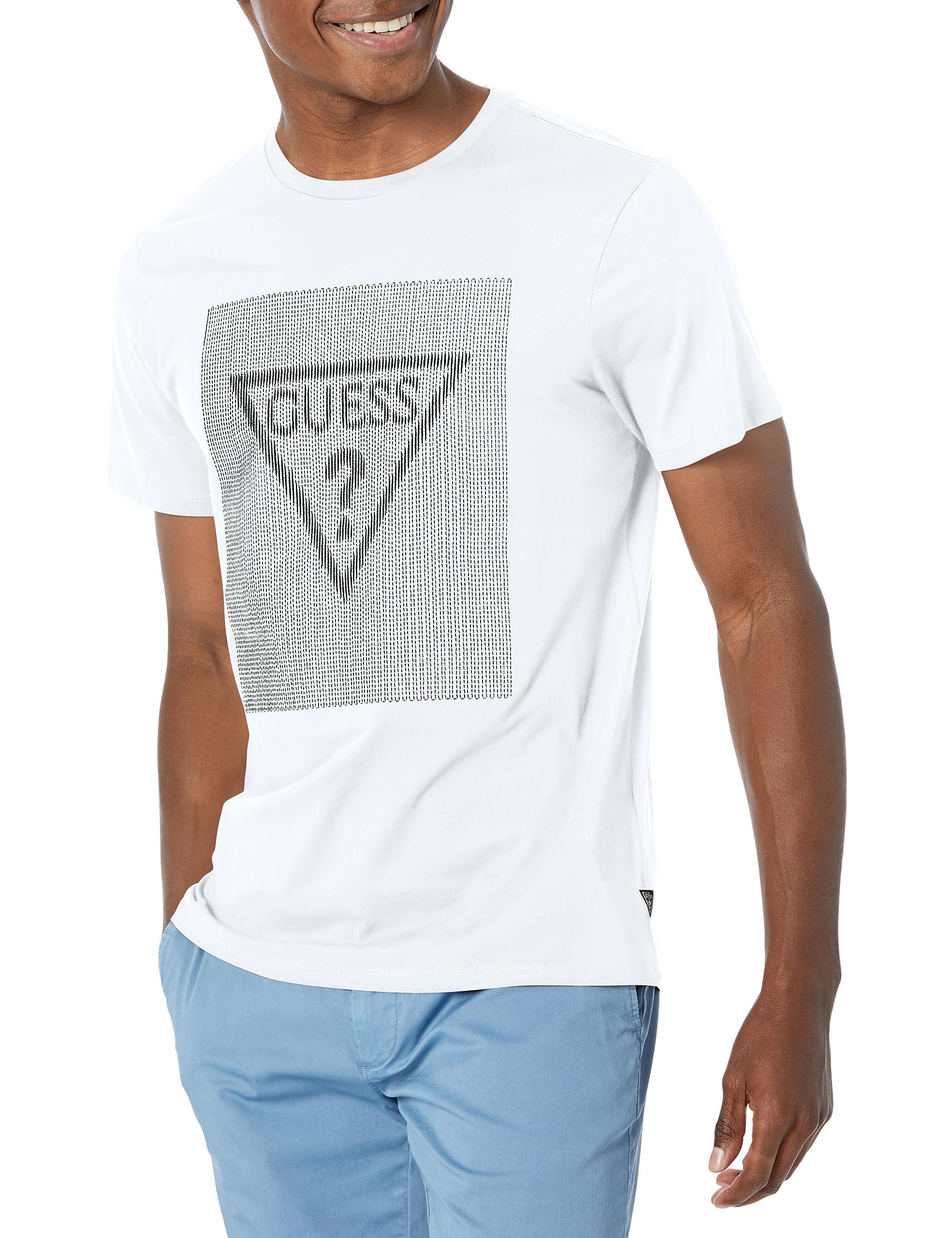 Guess Short Stitch Tee in Men | Lyst