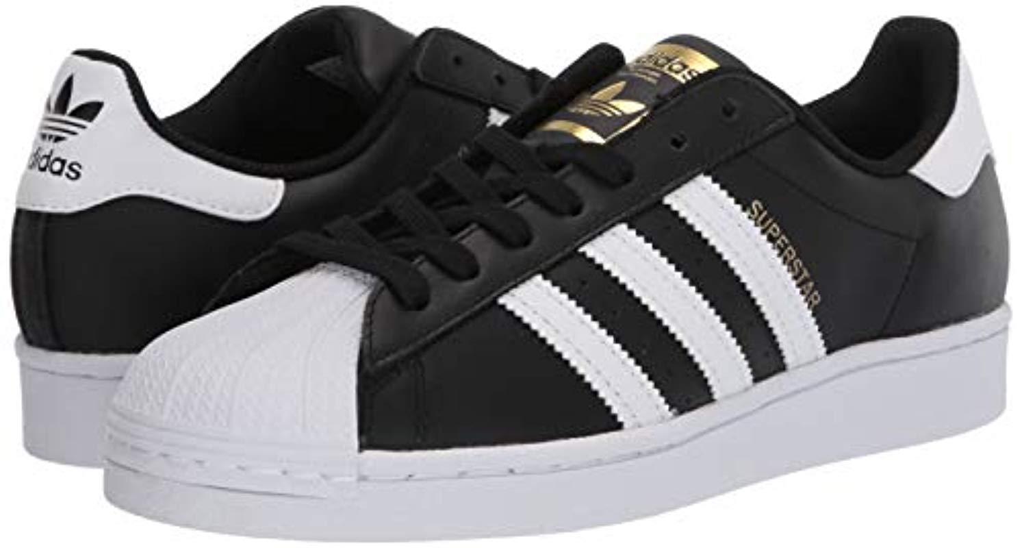 adidas Originals Leather Superstar Bold Low-top Sneakers in Black/White/ Black (White) for Men - Save 78% - Lyst