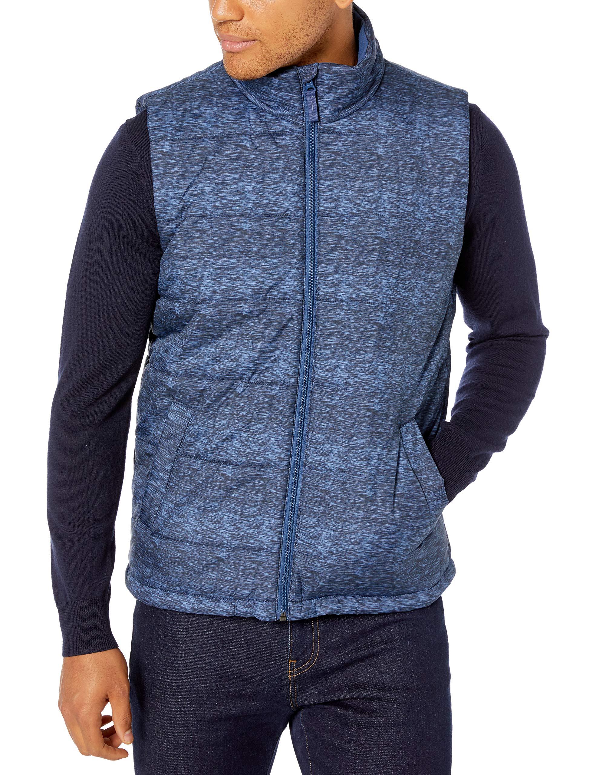 Amazon Essentials Midweight Puffer Vest in Blue Heather (Blue) for Men