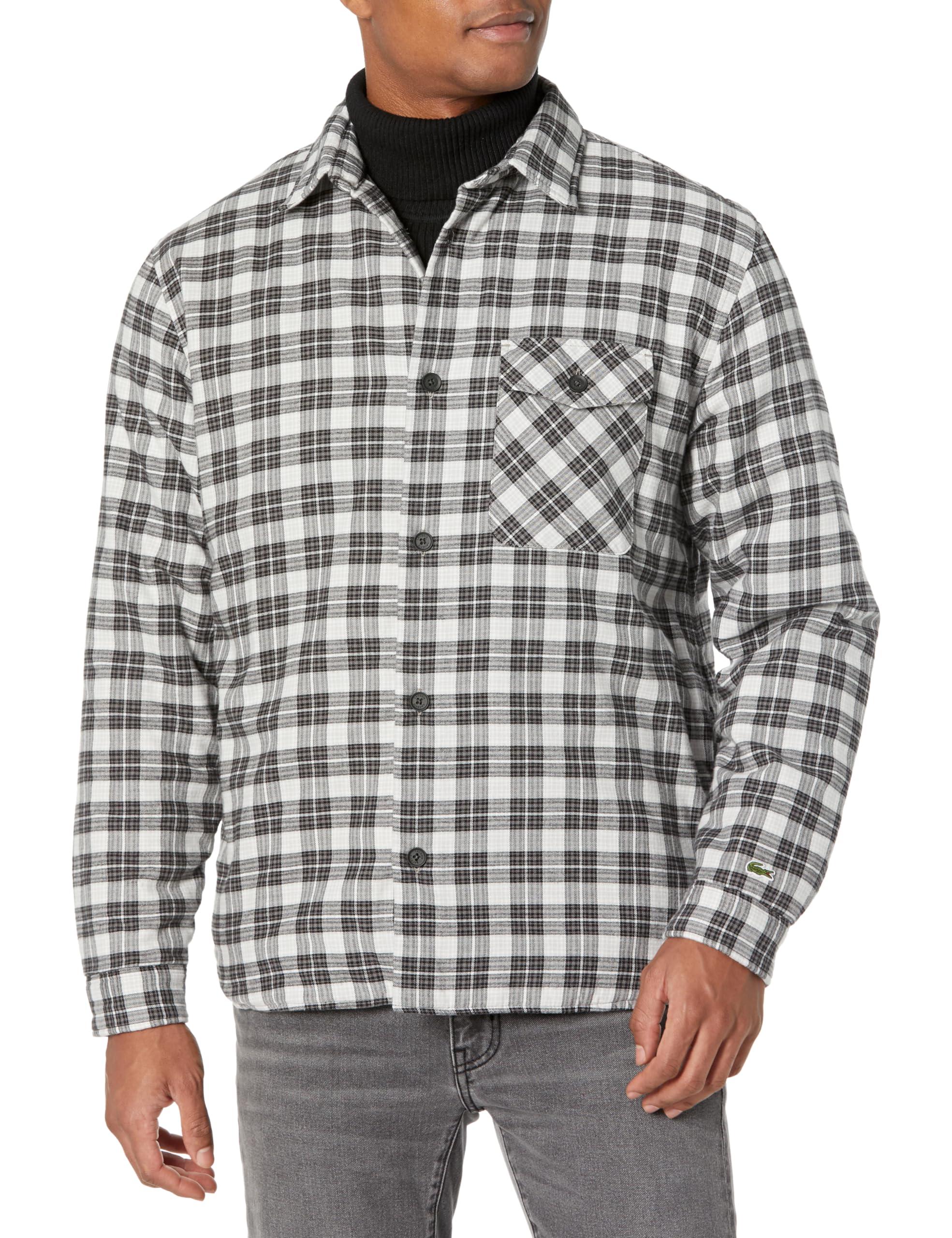 Lacoste Stand Collar Shirts for Men Lyst