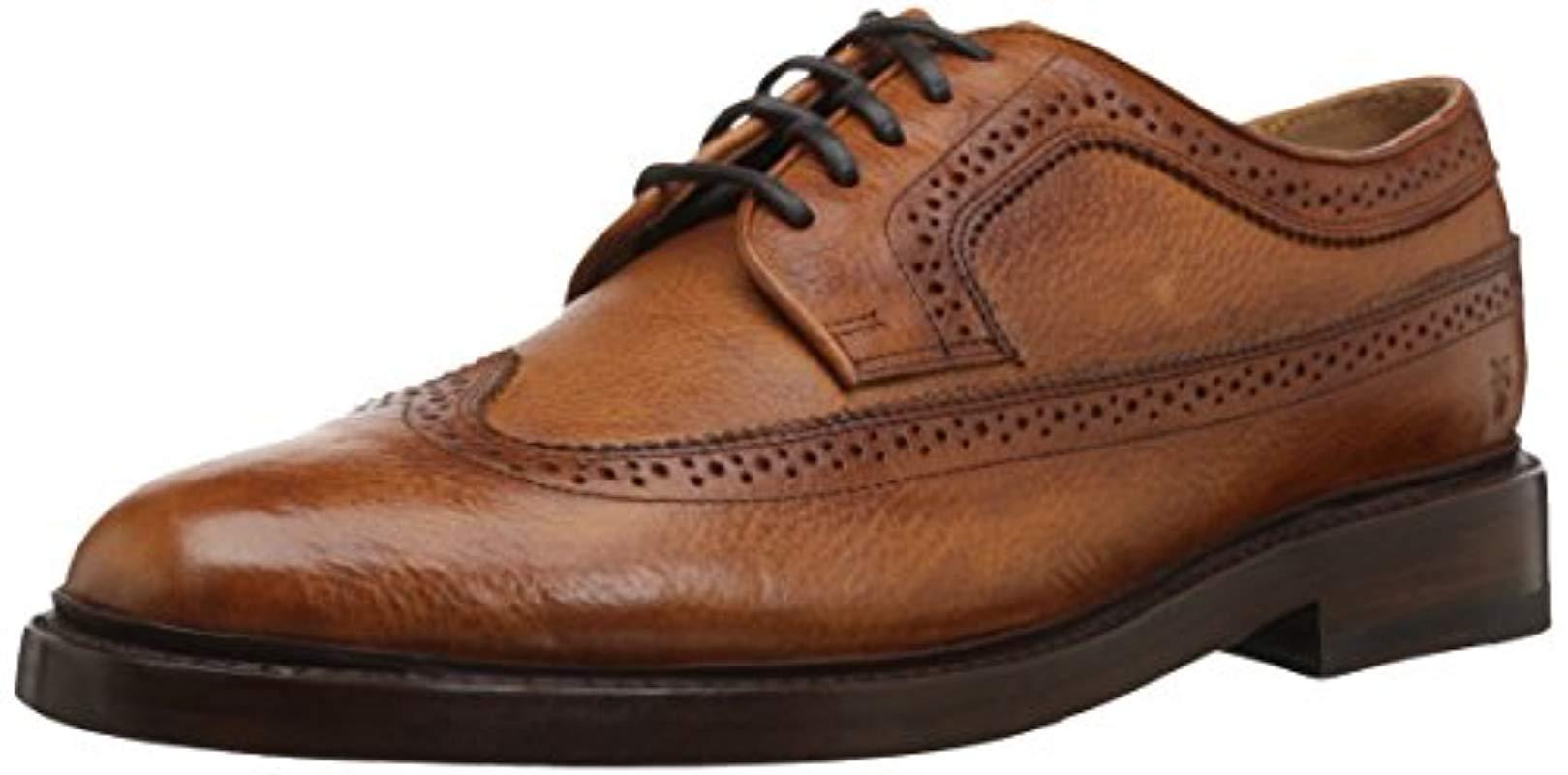 frye jones wingtip oxford