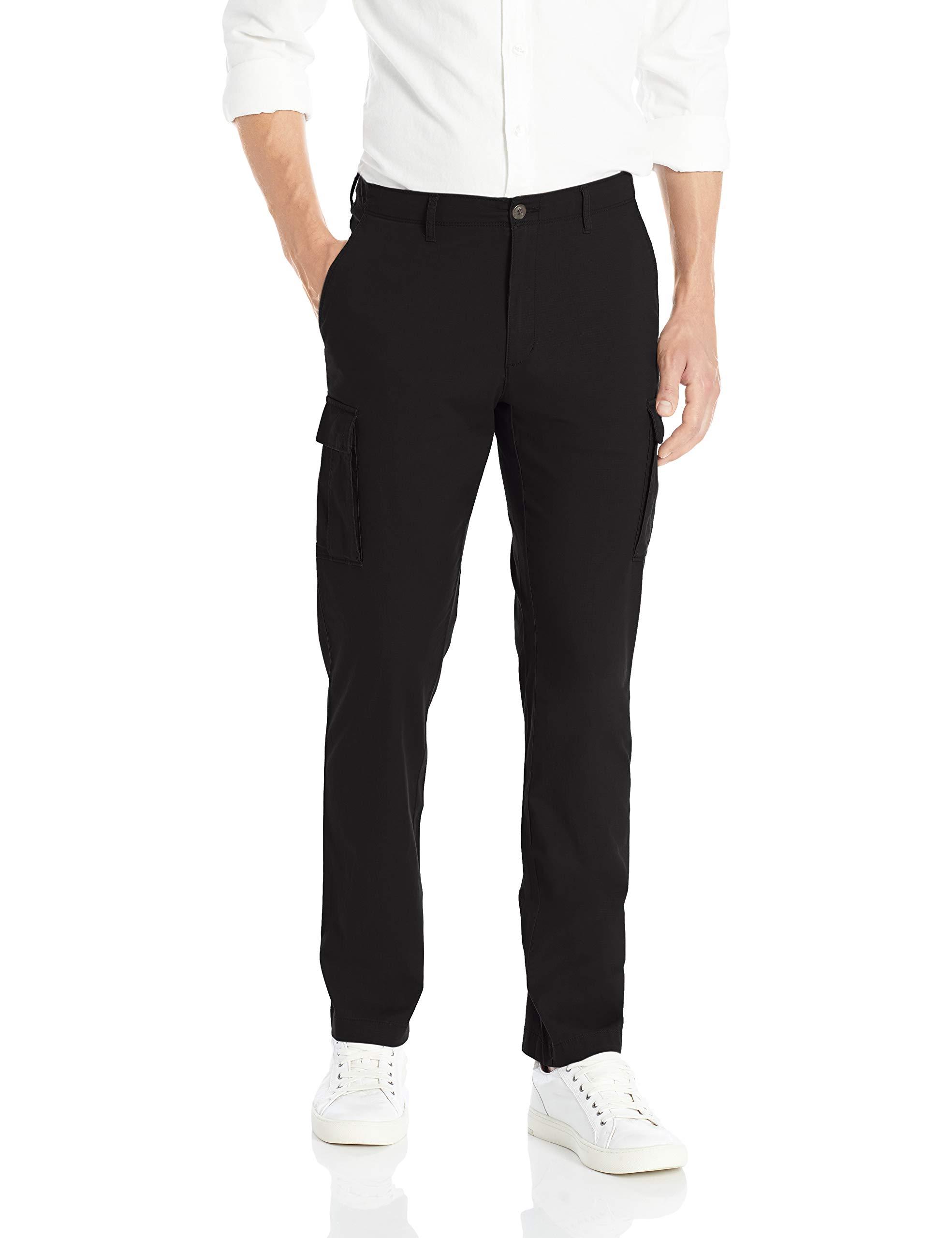 Goodthreads Synthetic Straight-fit Ripstop Cargo Pant in Black for Men ...