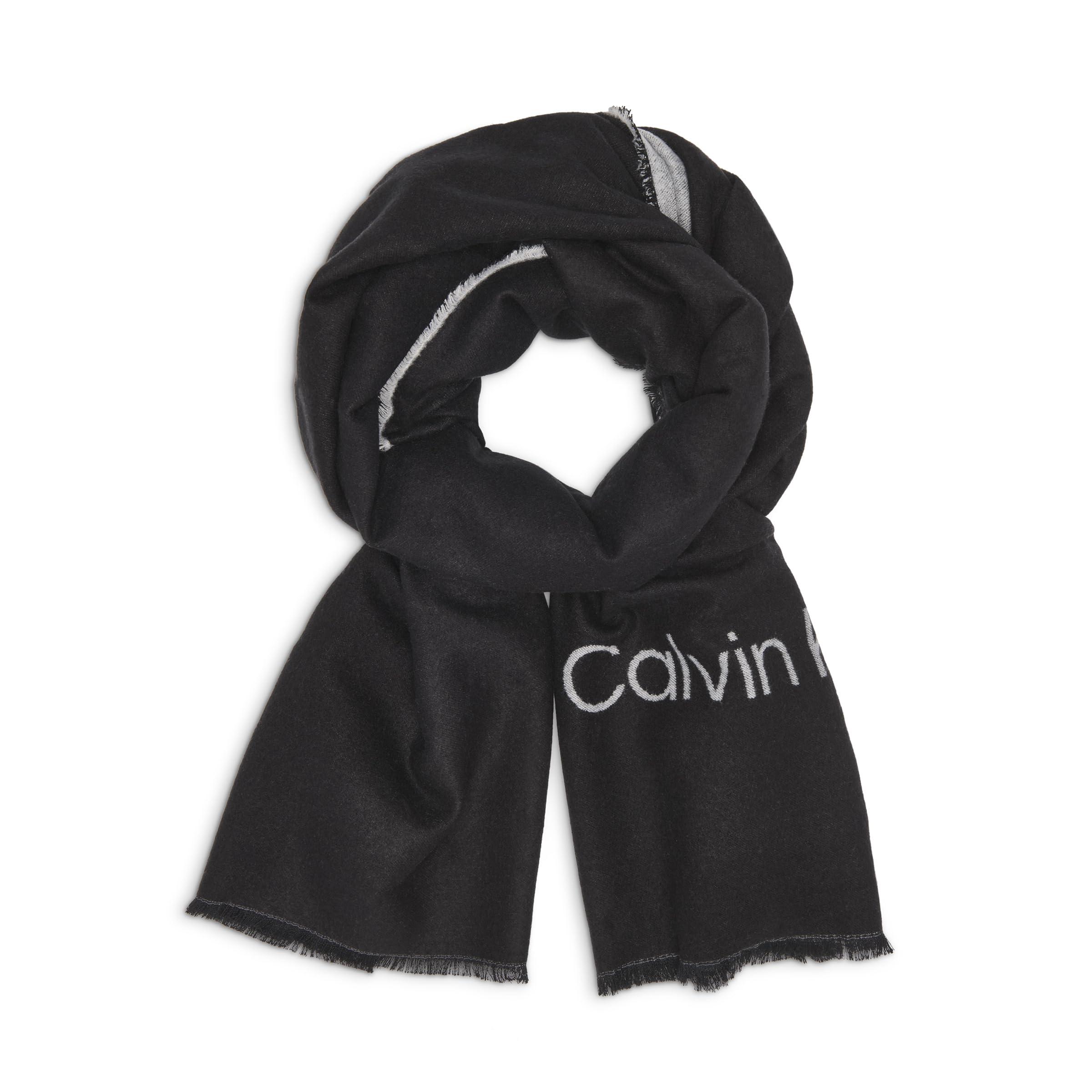 calvin klein black shawl