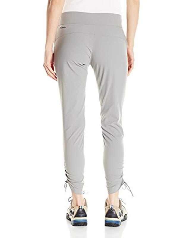 Columbia Anytime Casual Ankle Pant in Gray
