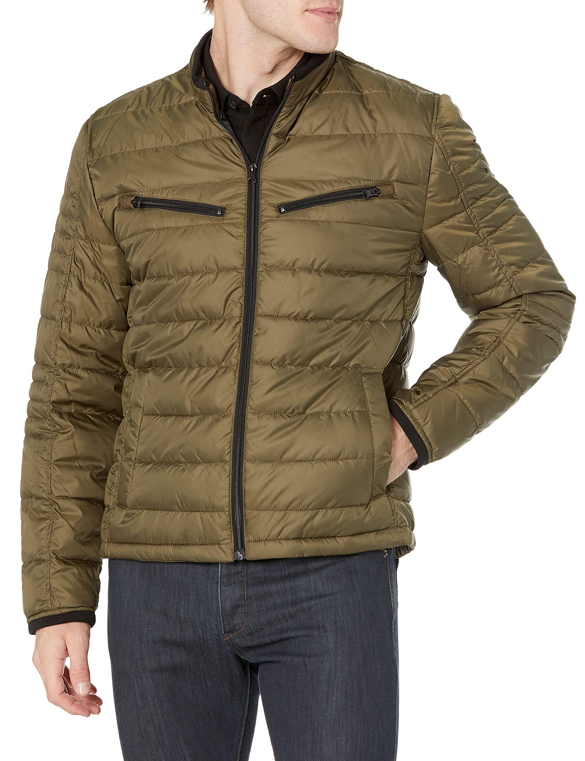 Andrew Marc Grymes Diamond Quilted Four Pocket Lightweight Field Jacket ...
