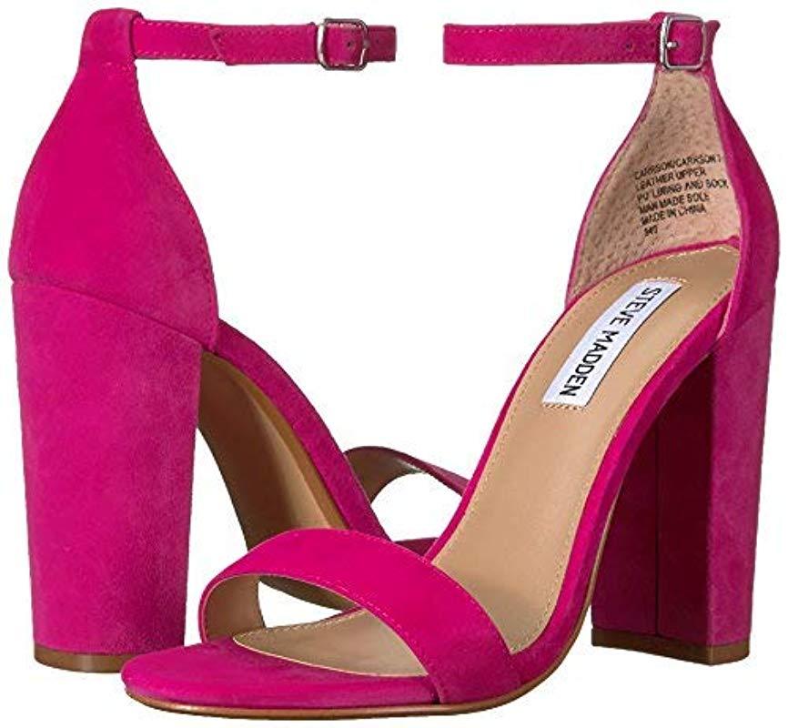 Steve Madden Carrson Dress Sandal in Pink | Lyst