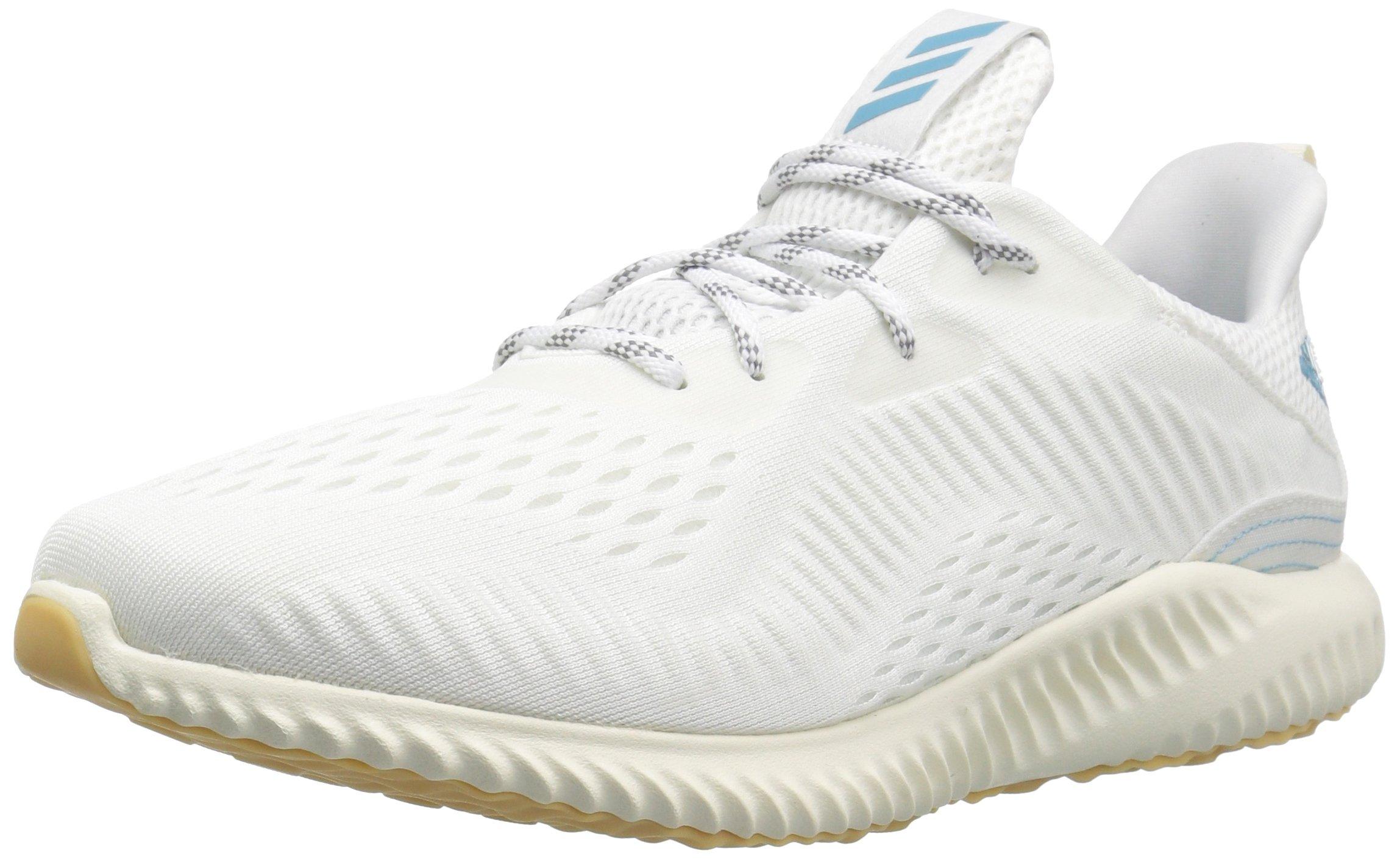 Adidas AlphaBounce Timeless Design,Men Adidas AlphaBounce 1 Kolor  White-Grey Two-Semi Solar Yellow