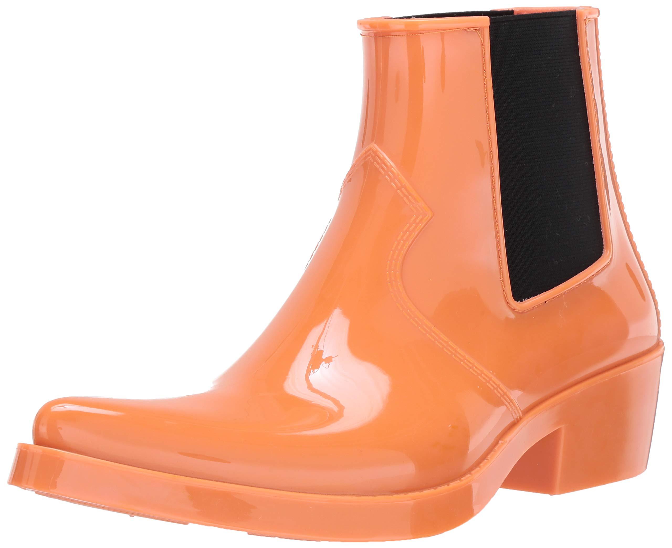 Calvin Klein Rubber Carol Boots in Orange Tiger (Orange) - Lyst