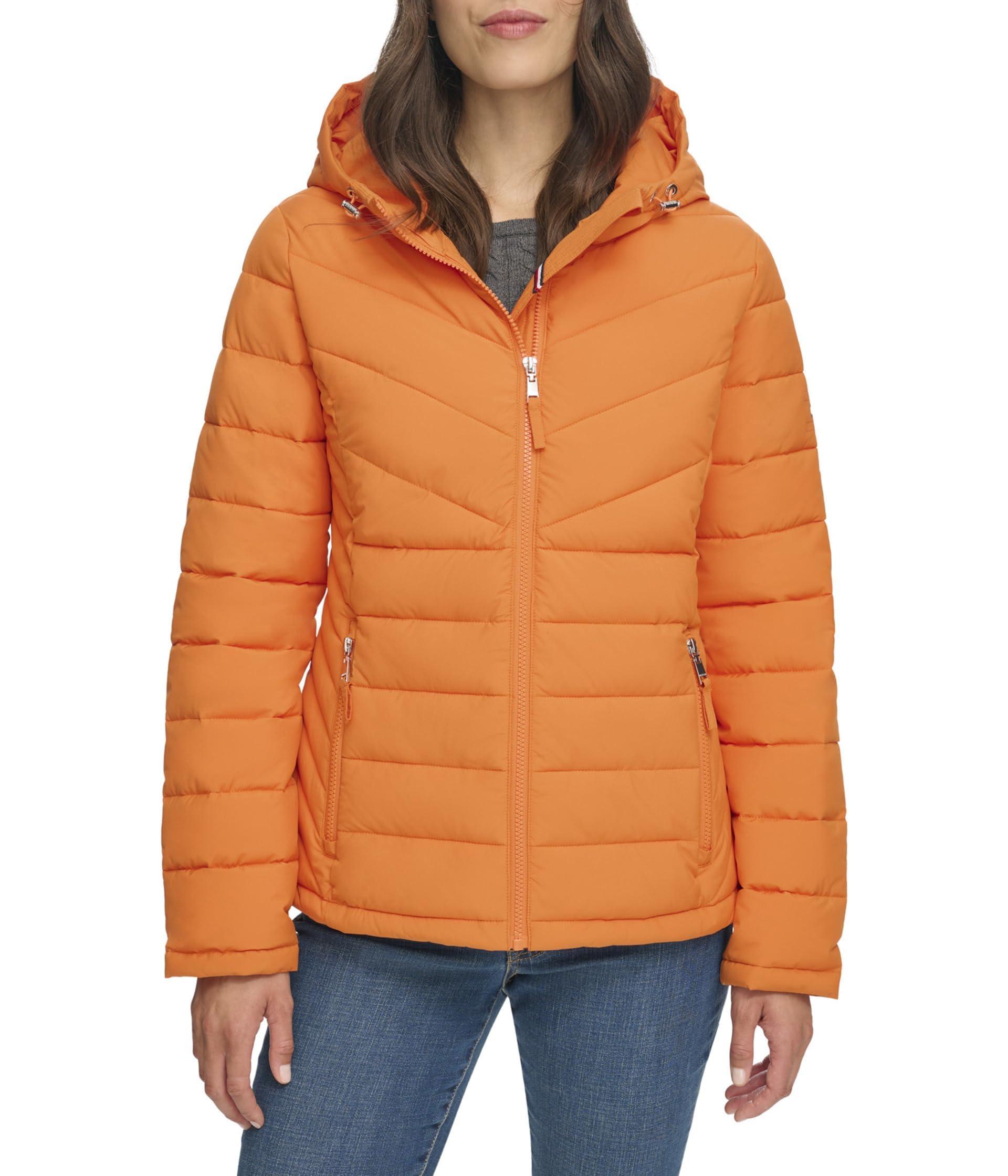 Tommy Hilfiger Everyday Essential Jacket in Orange | Lyst