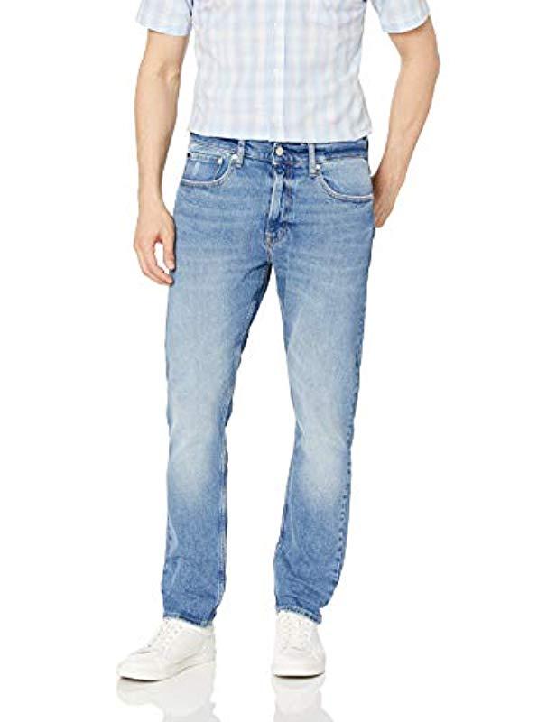 calvin klein athletic taper jeans